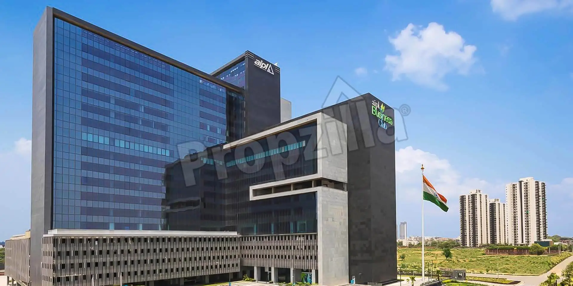 aipl business club plots size