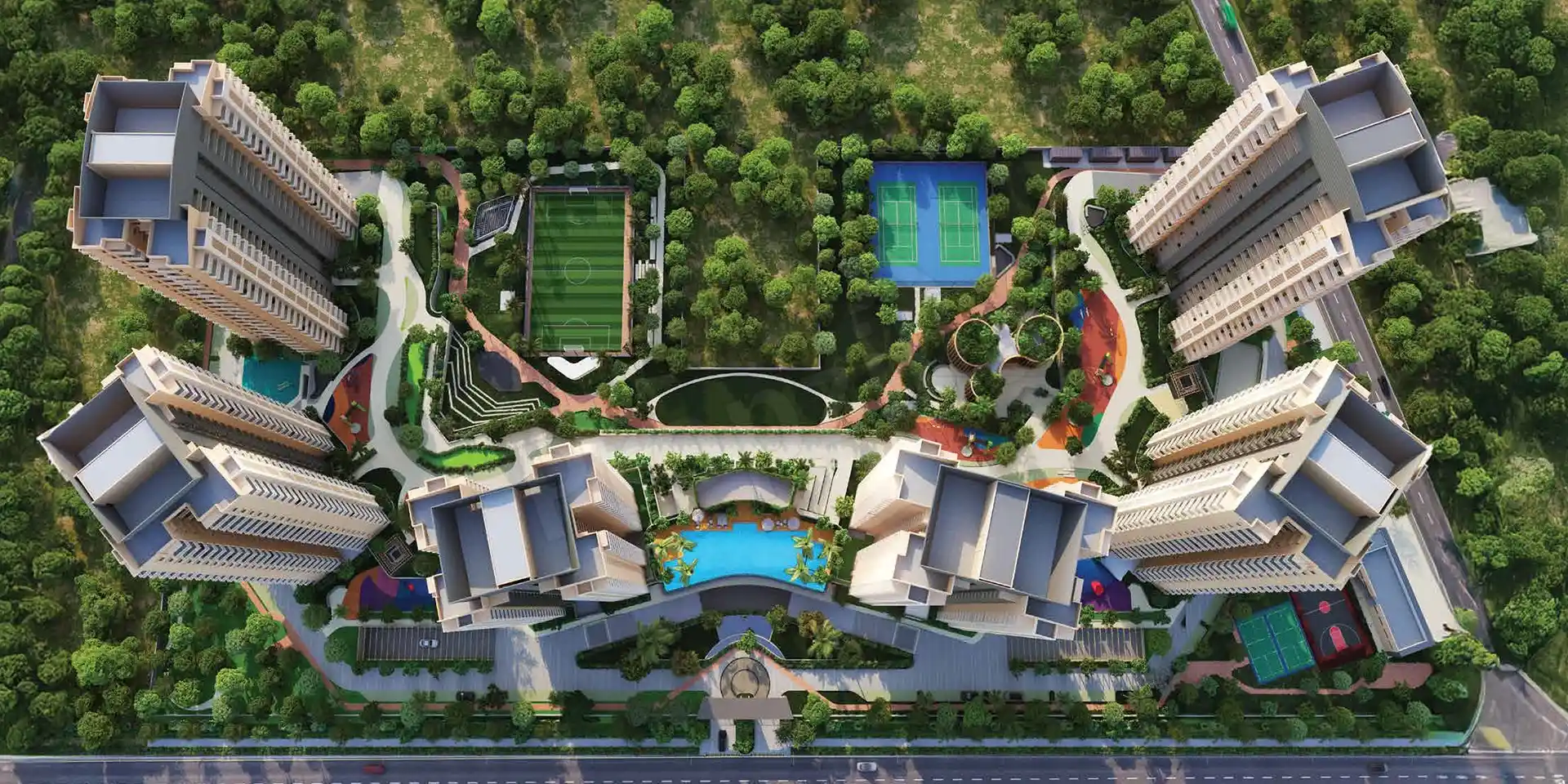 Ashiana Aaroham Construction Status