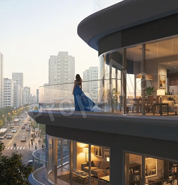 Azizi Rose Apartments View