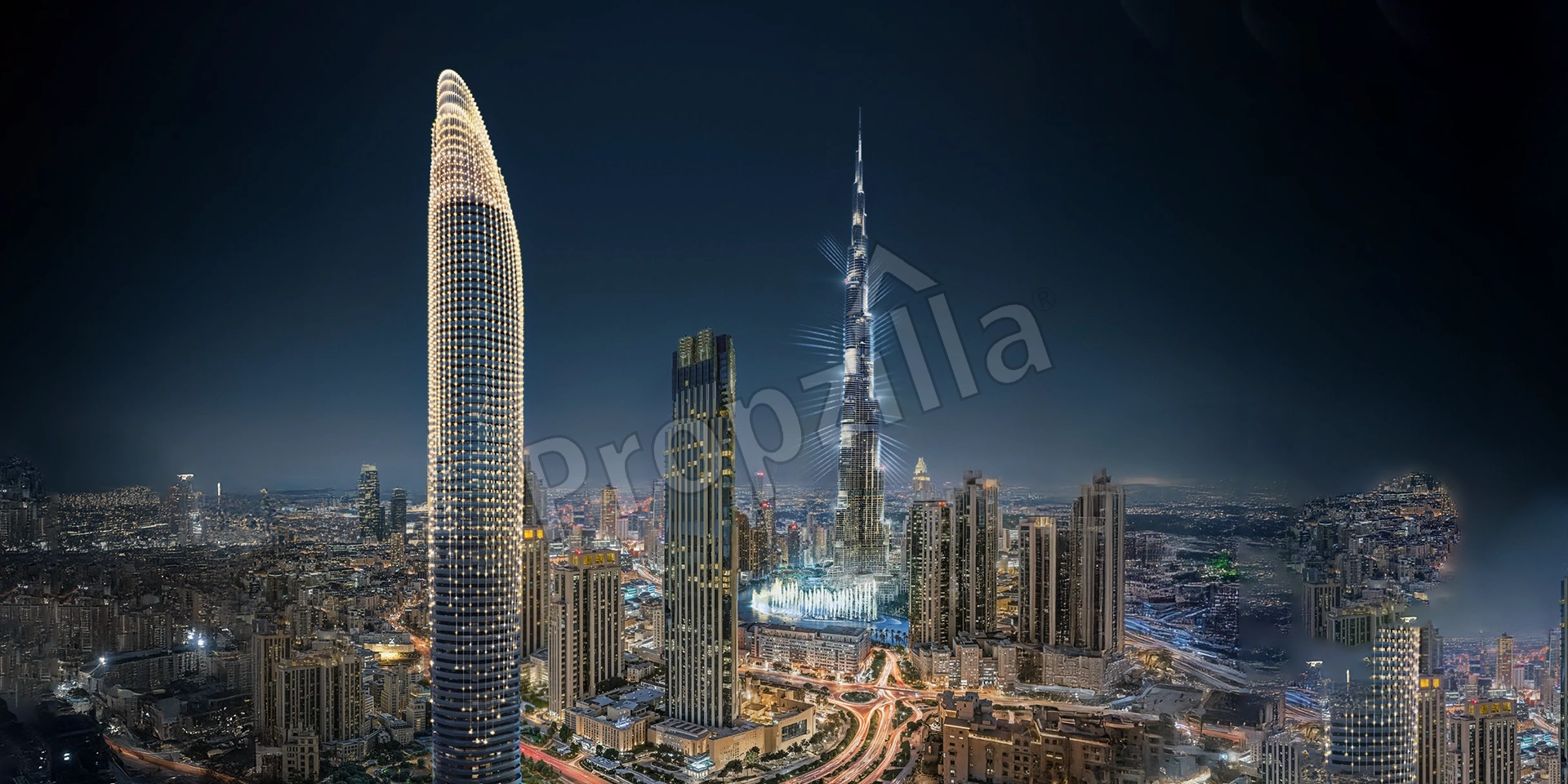 Binghatti Skyblade Facade