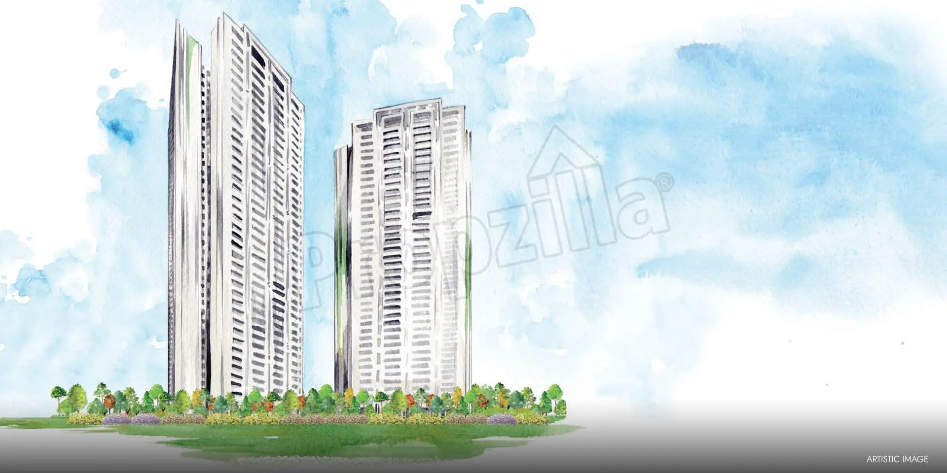 dlf the arbour sample flat