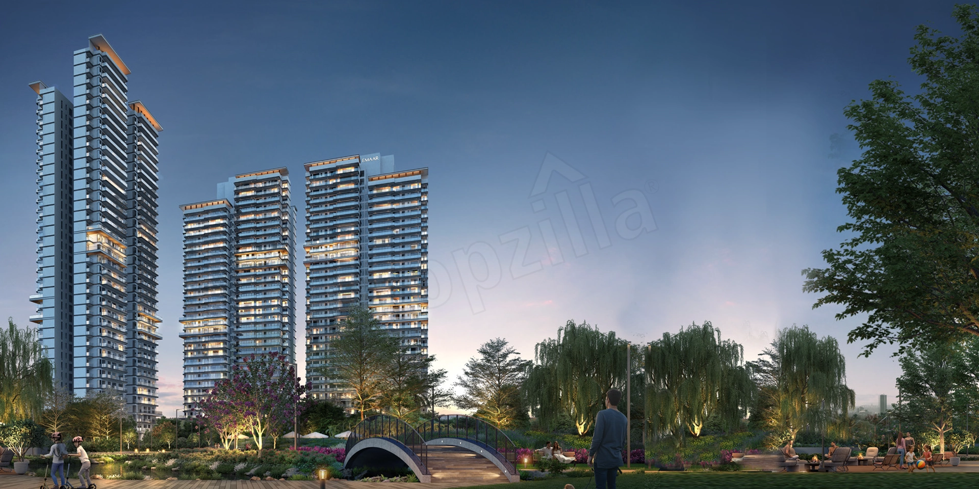 Emaar Serenity Hills Front View