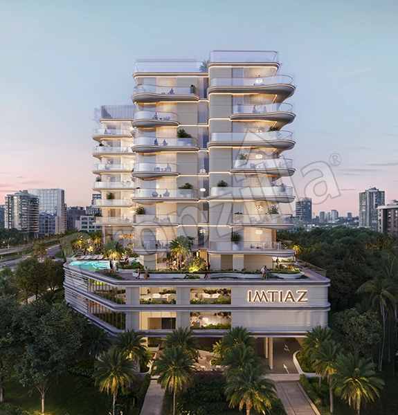 Imtiaz Beach Walk 4 at Dubai Islands Front Elevation