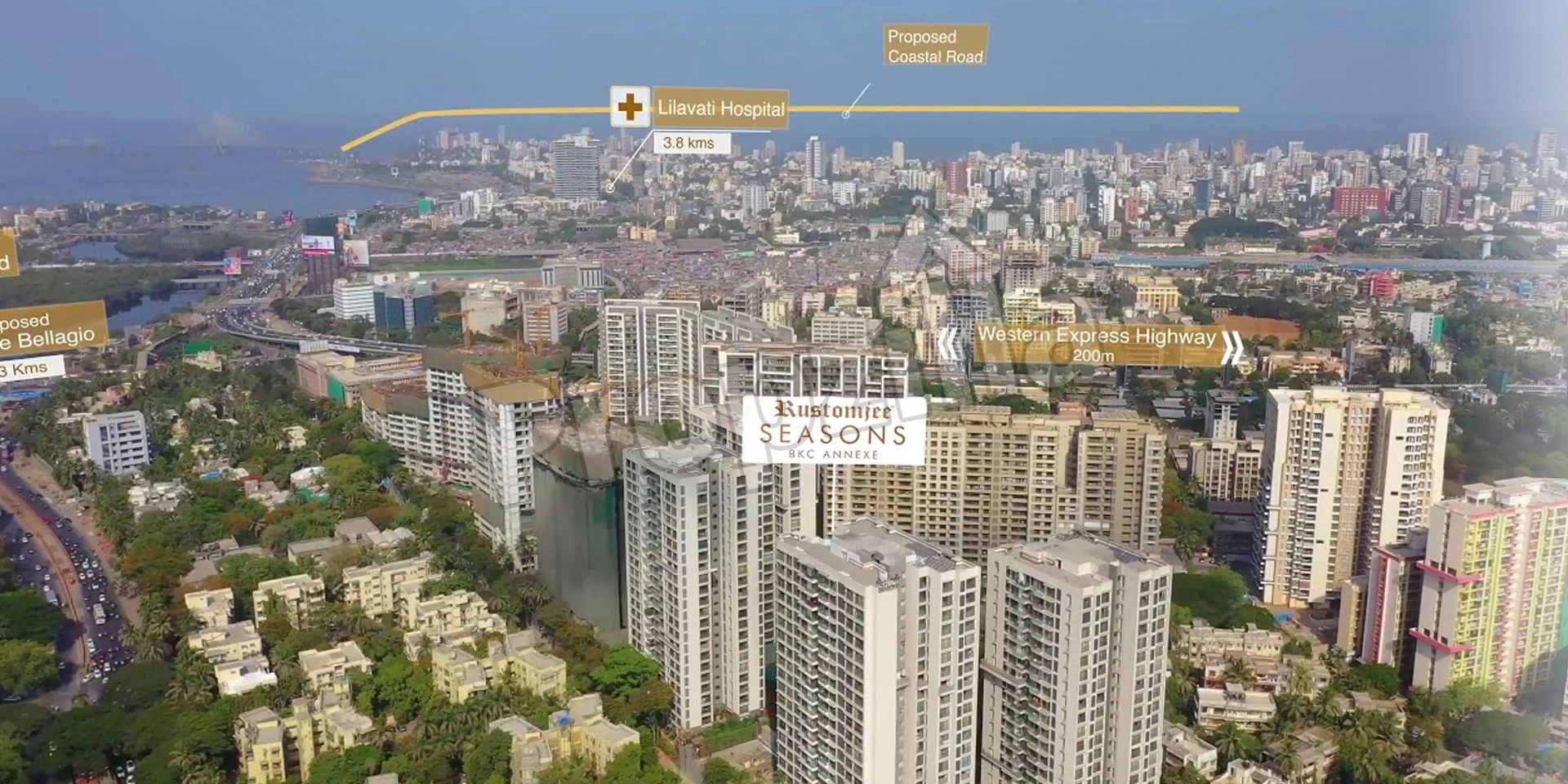 Rustomjee Seasons 3 BHK Flats for sale