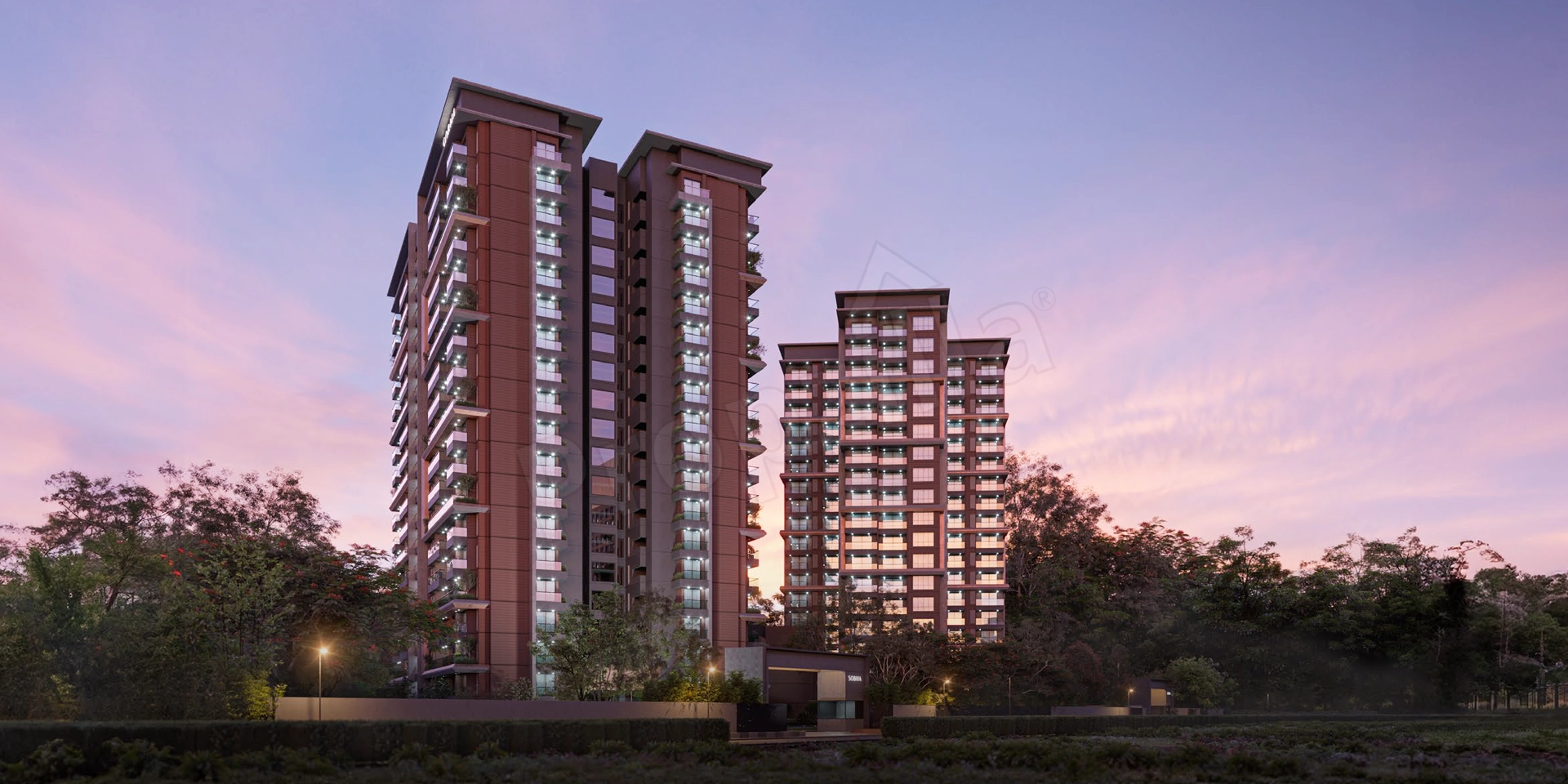 Sobha Altair Front Elevation