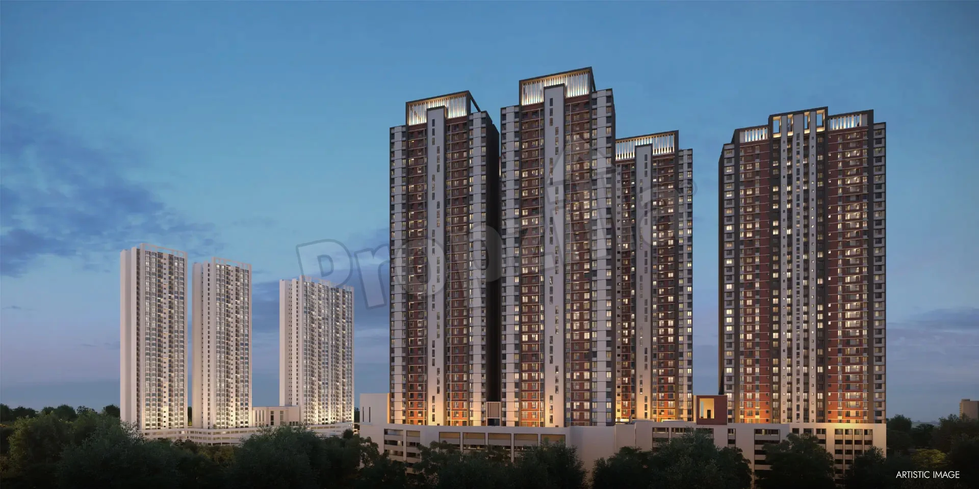 Sobha Brooklyn Towers 4 BHK flats for sale