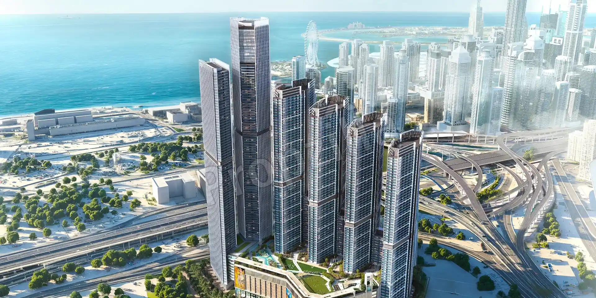 The Horizon at Sobha Central Facade