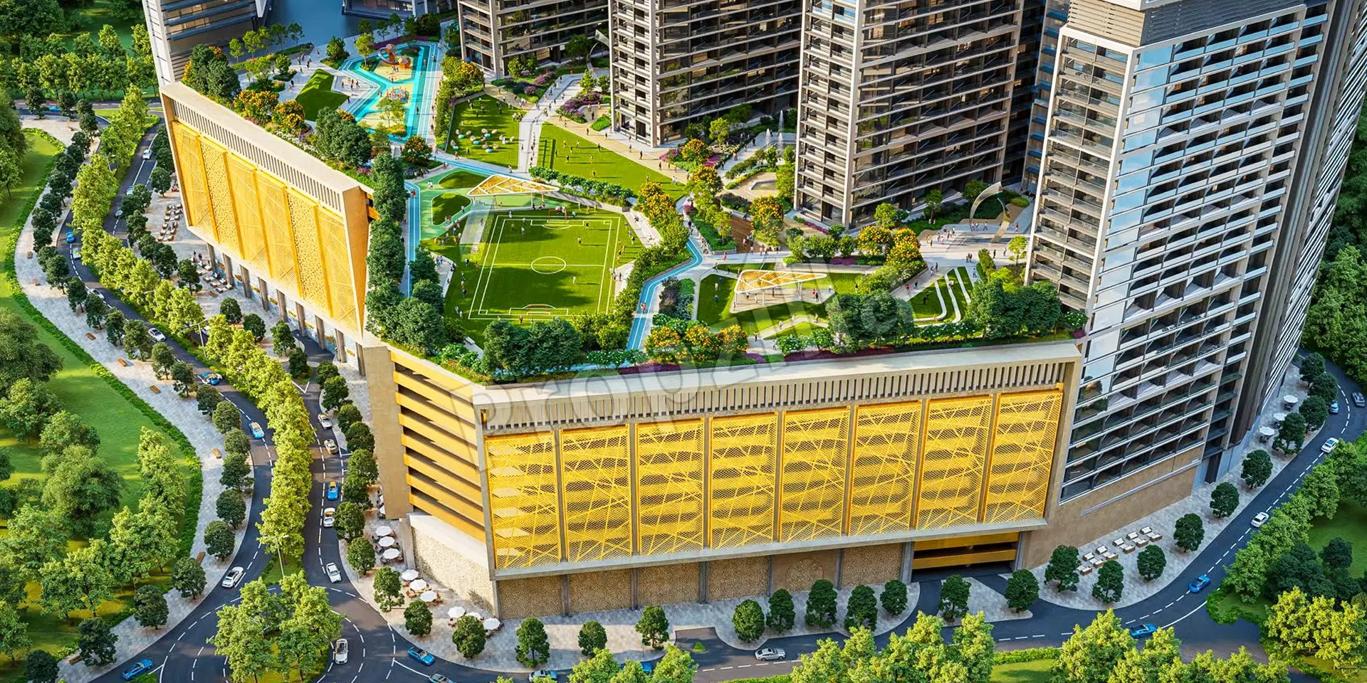 The Pinnacle at Sobha Central Assets