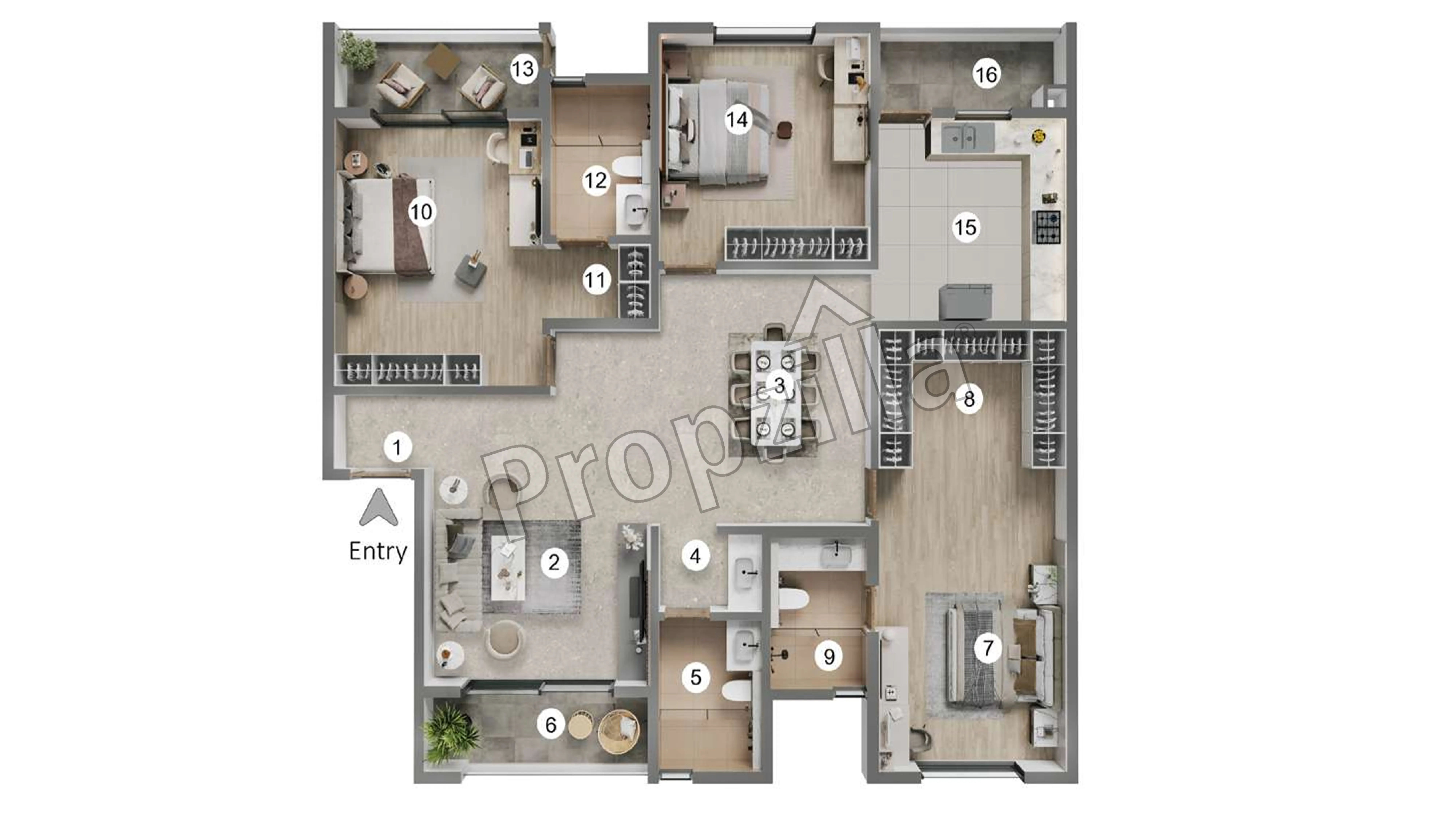 Adarsh Premia Floor Plan