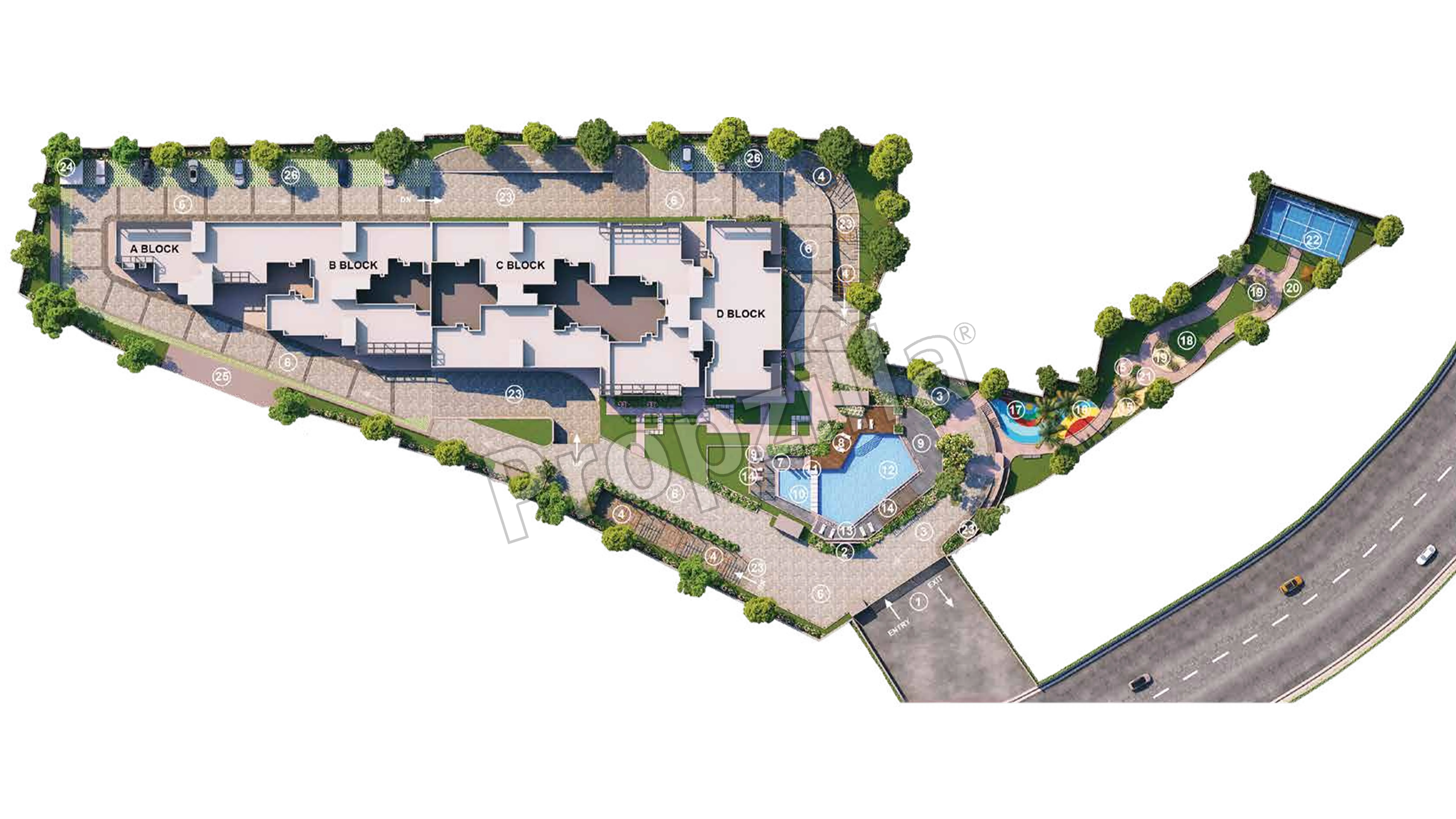 Adarsh Premia Master Plan