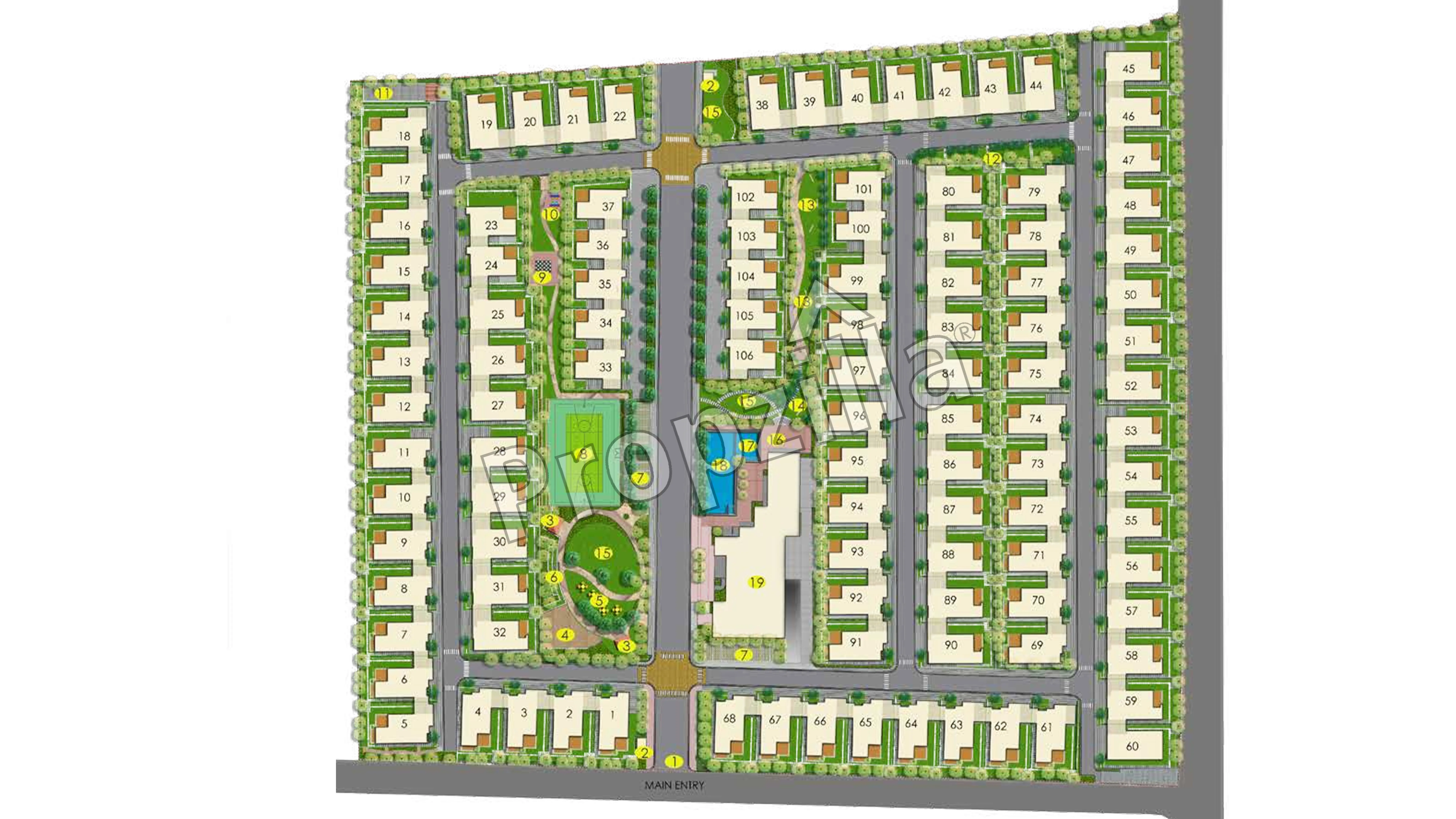 Adarsh Tranqville Master Plan