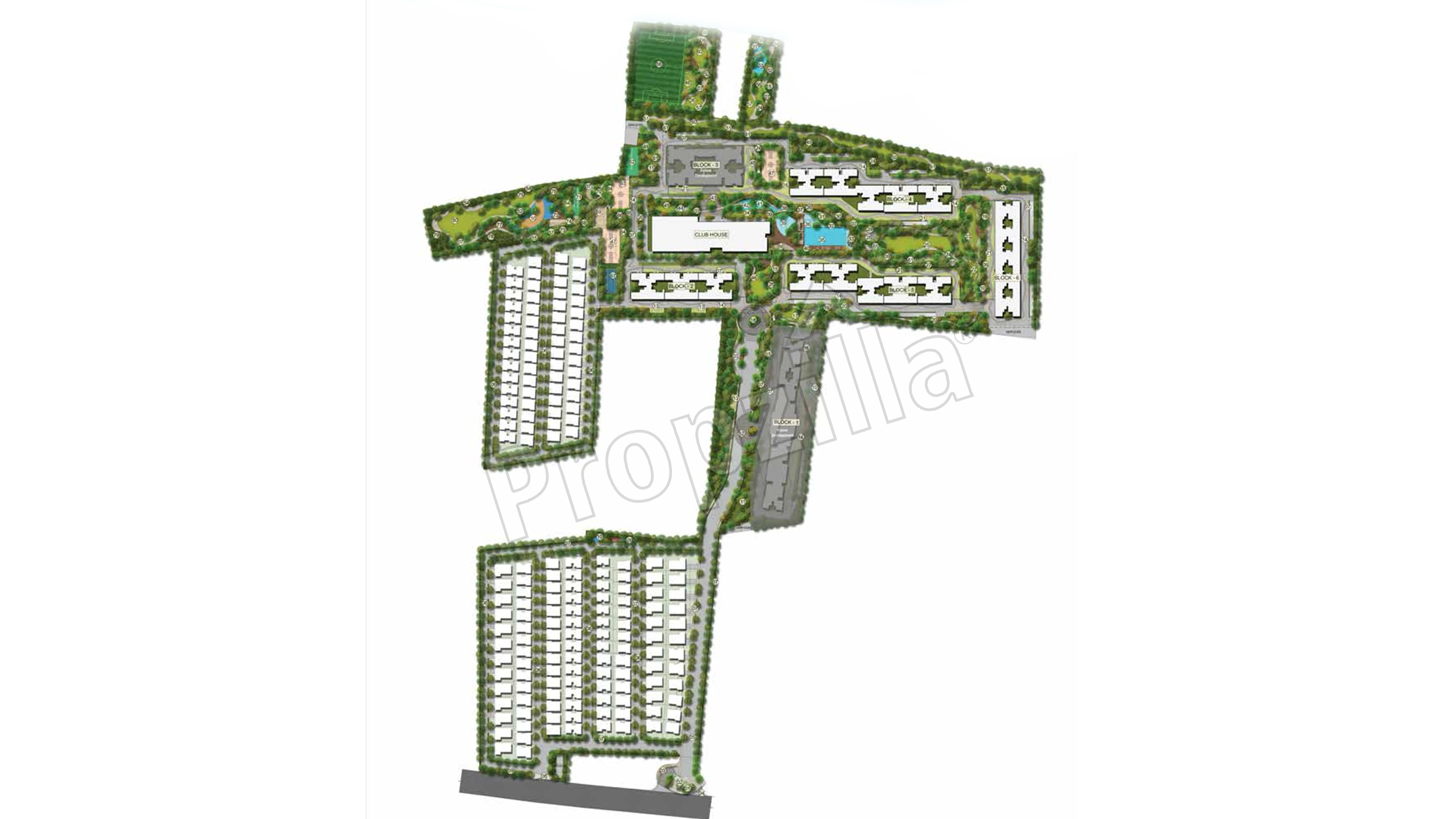 Adarsh Welkin Park Villas Master Plan