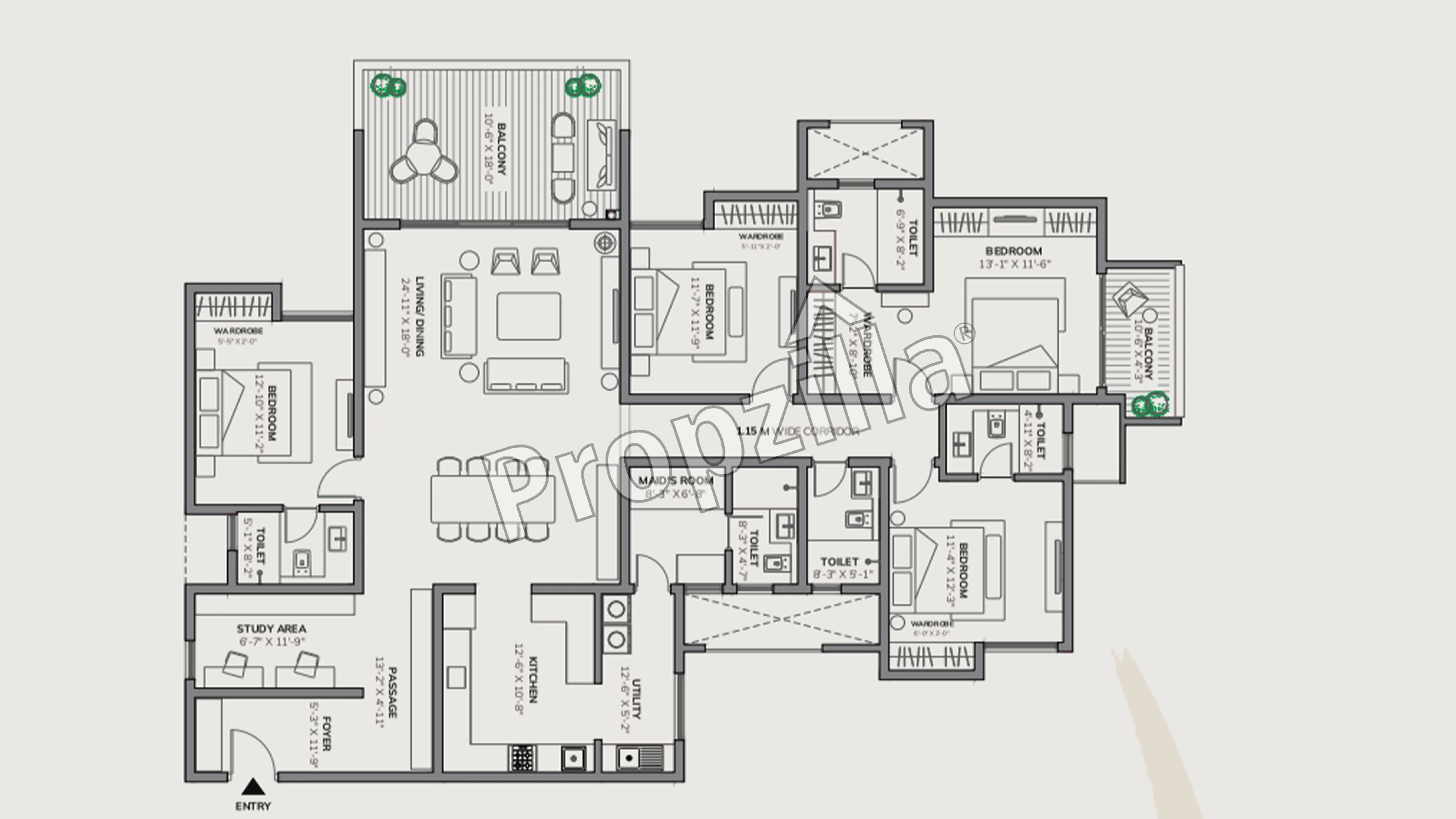 Assetz 66 & Shibui Floor Plan