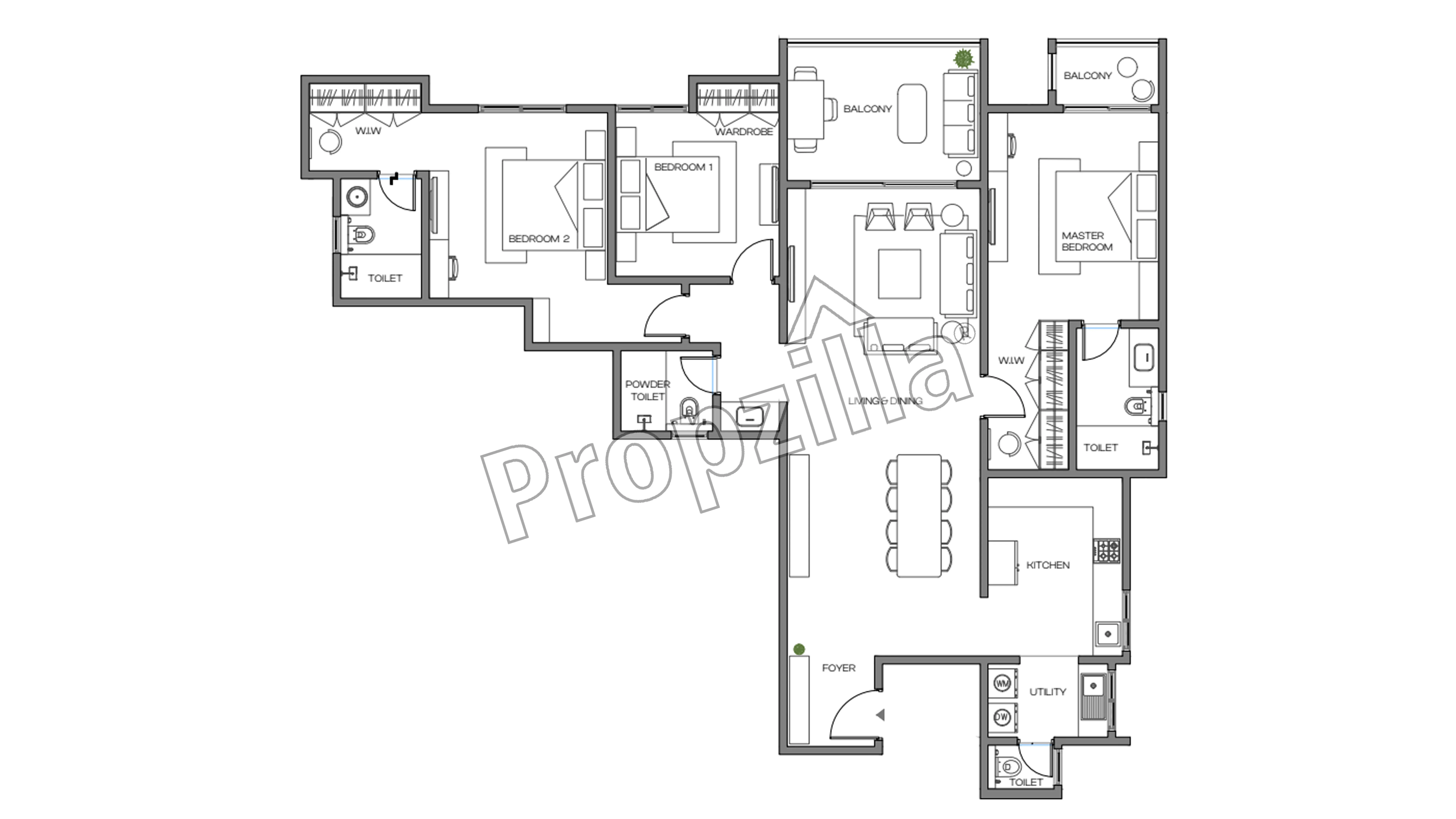 Assetz Meru & Meadow Floor Plan