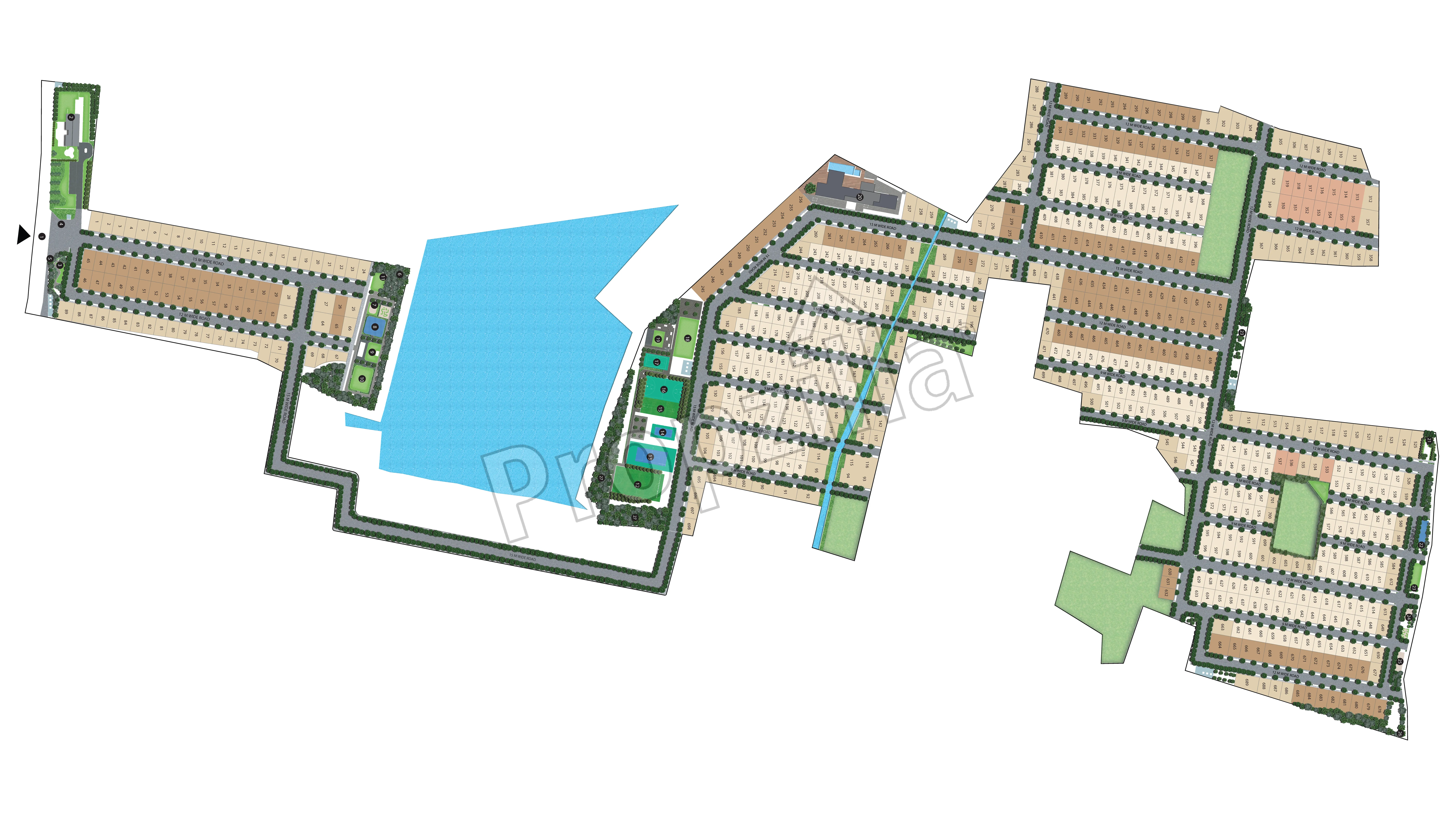 Assetz The Secret Lake Master Plan