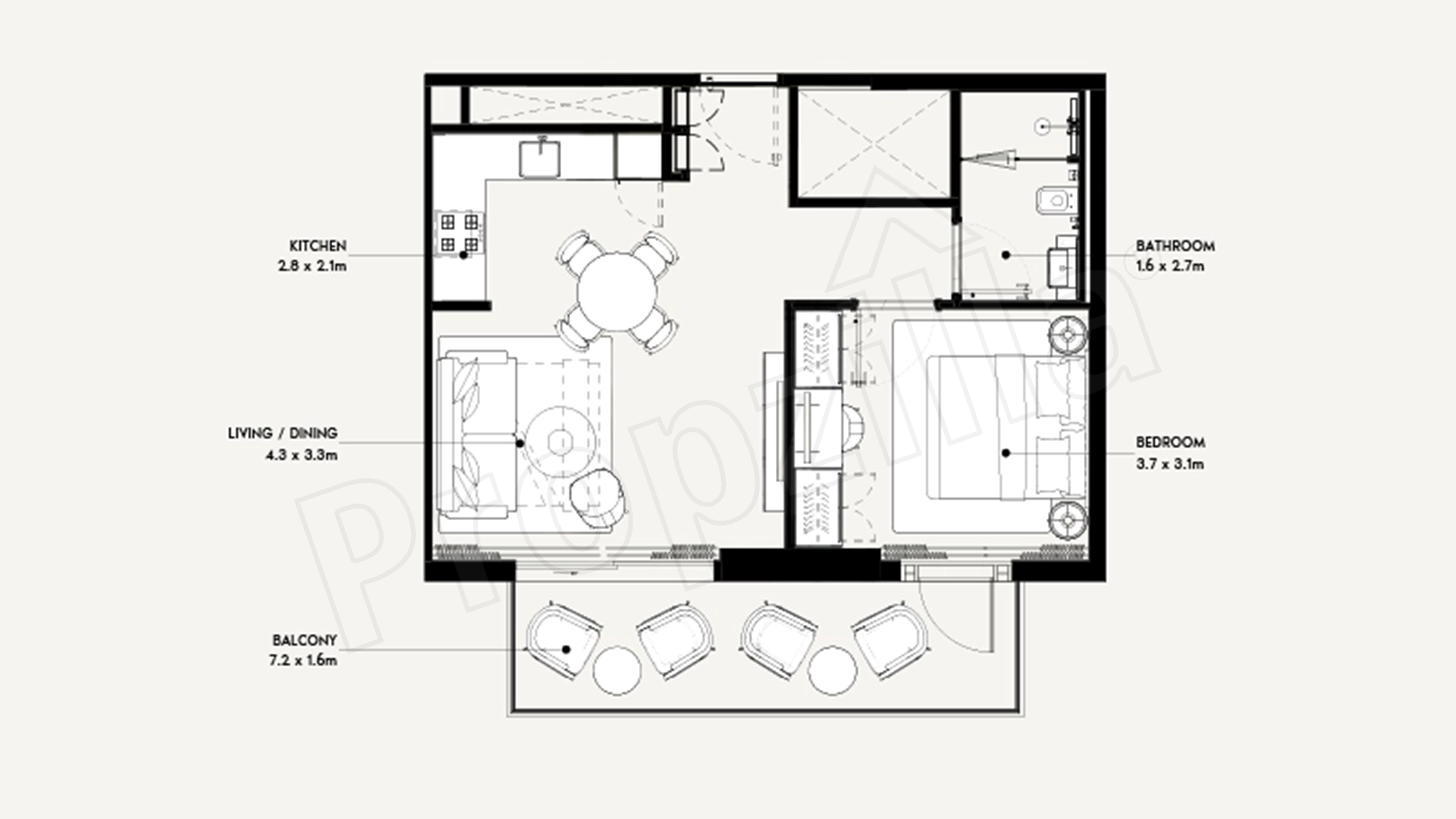 Azizi Gabriel Flats Floor Plan