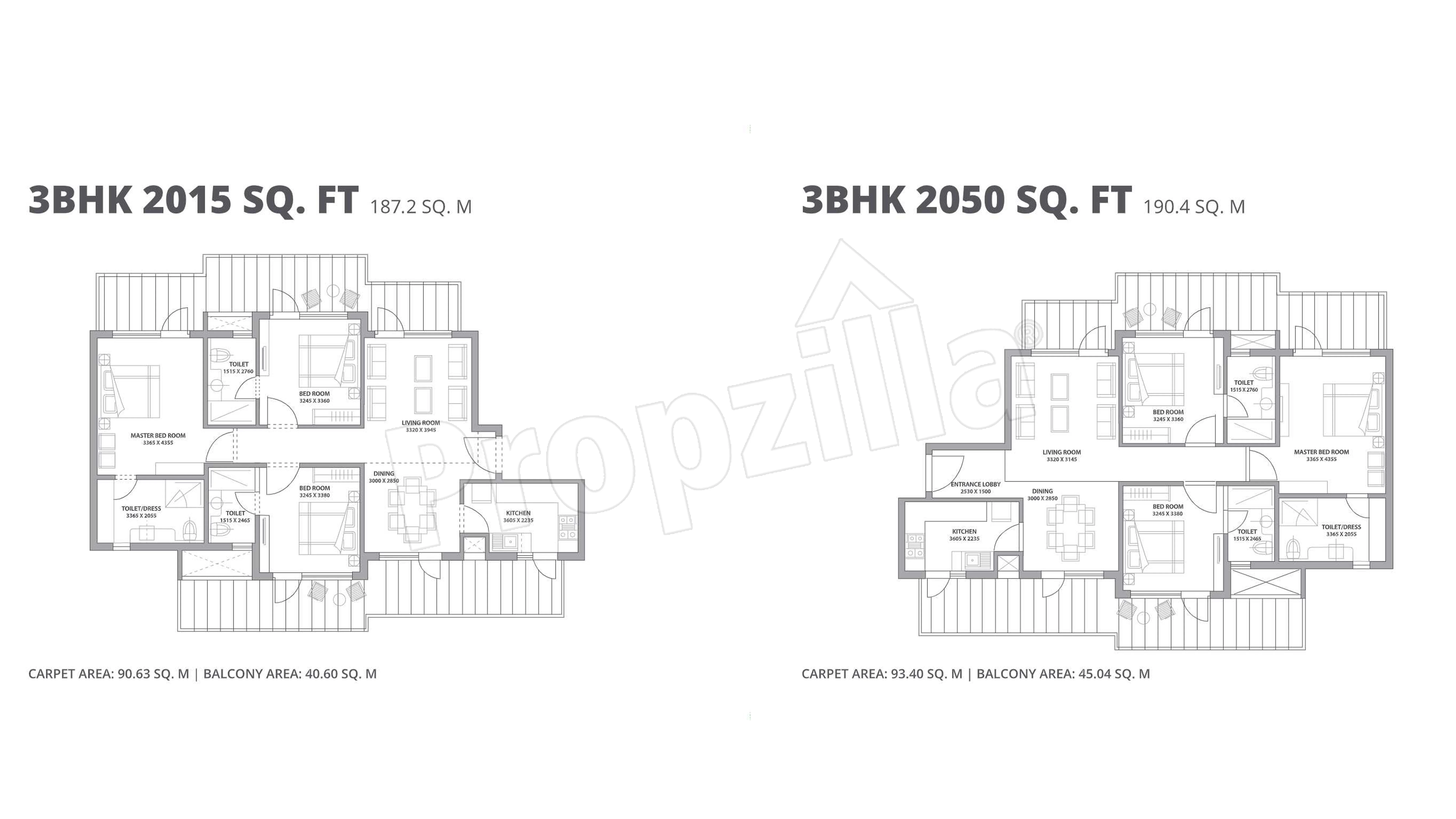 bestech altura 4 bhk floor plan