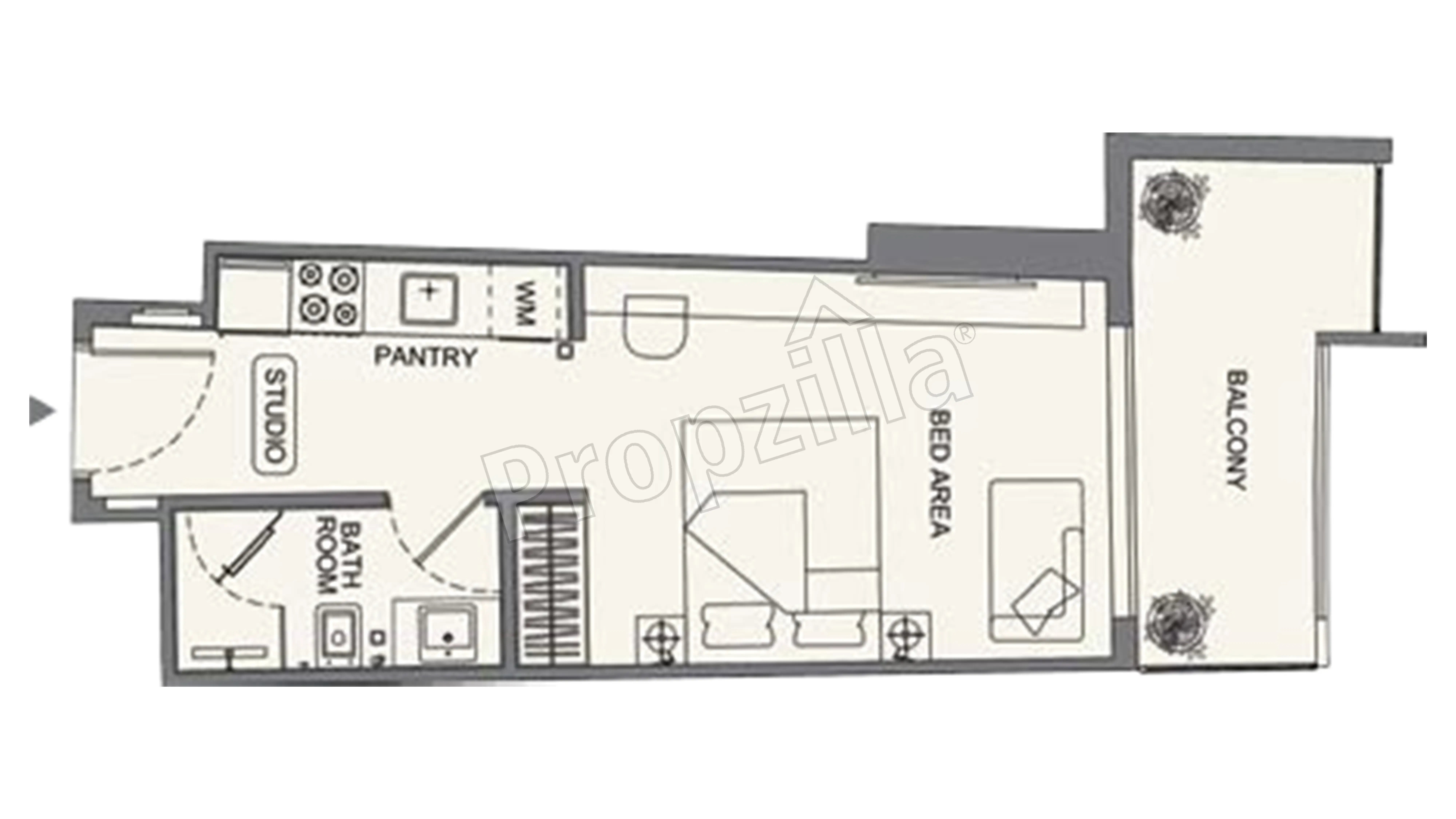 Binghatti Wraith Floor Plan