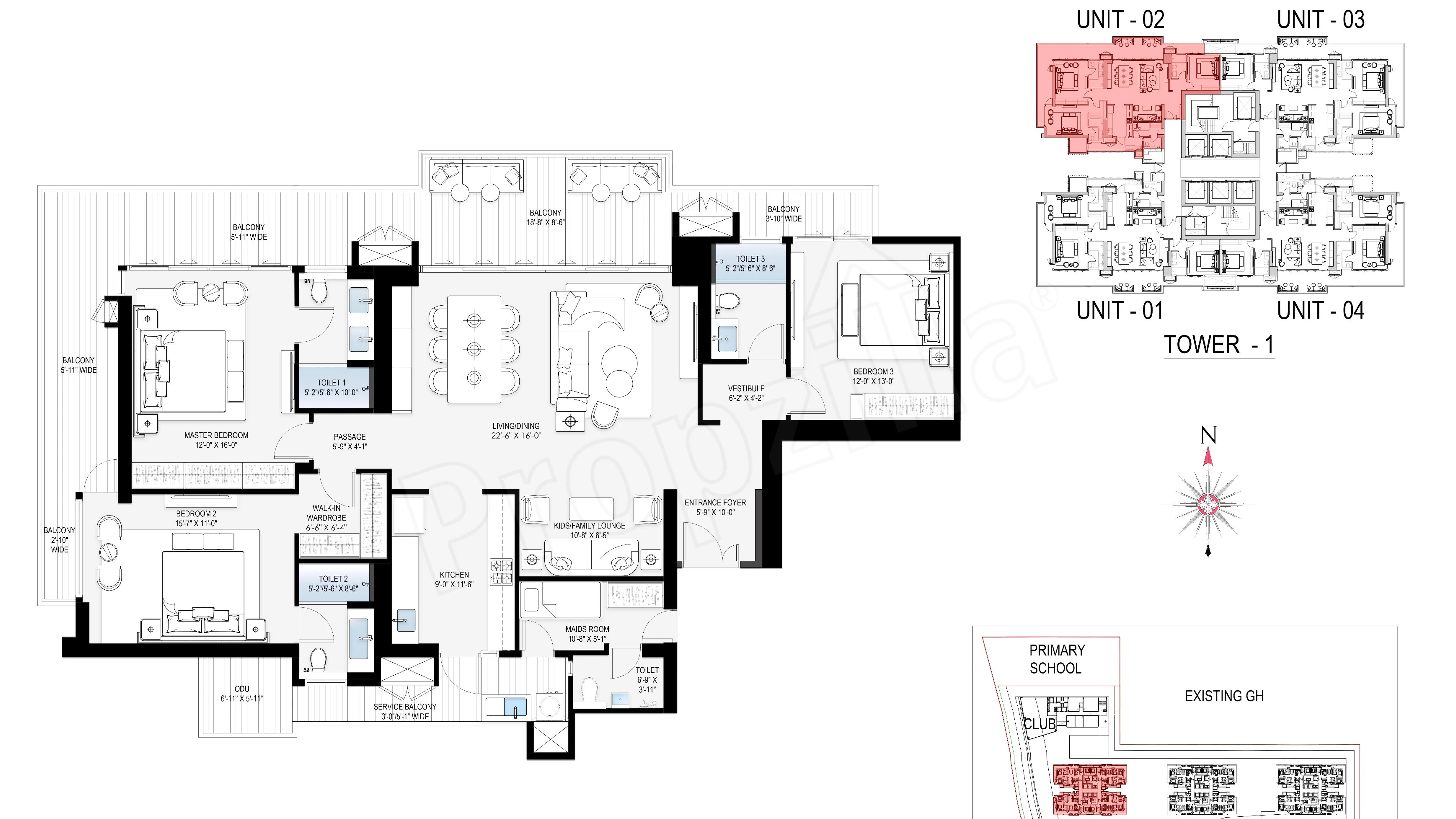BPTP Downtown 66 Floor Plan
