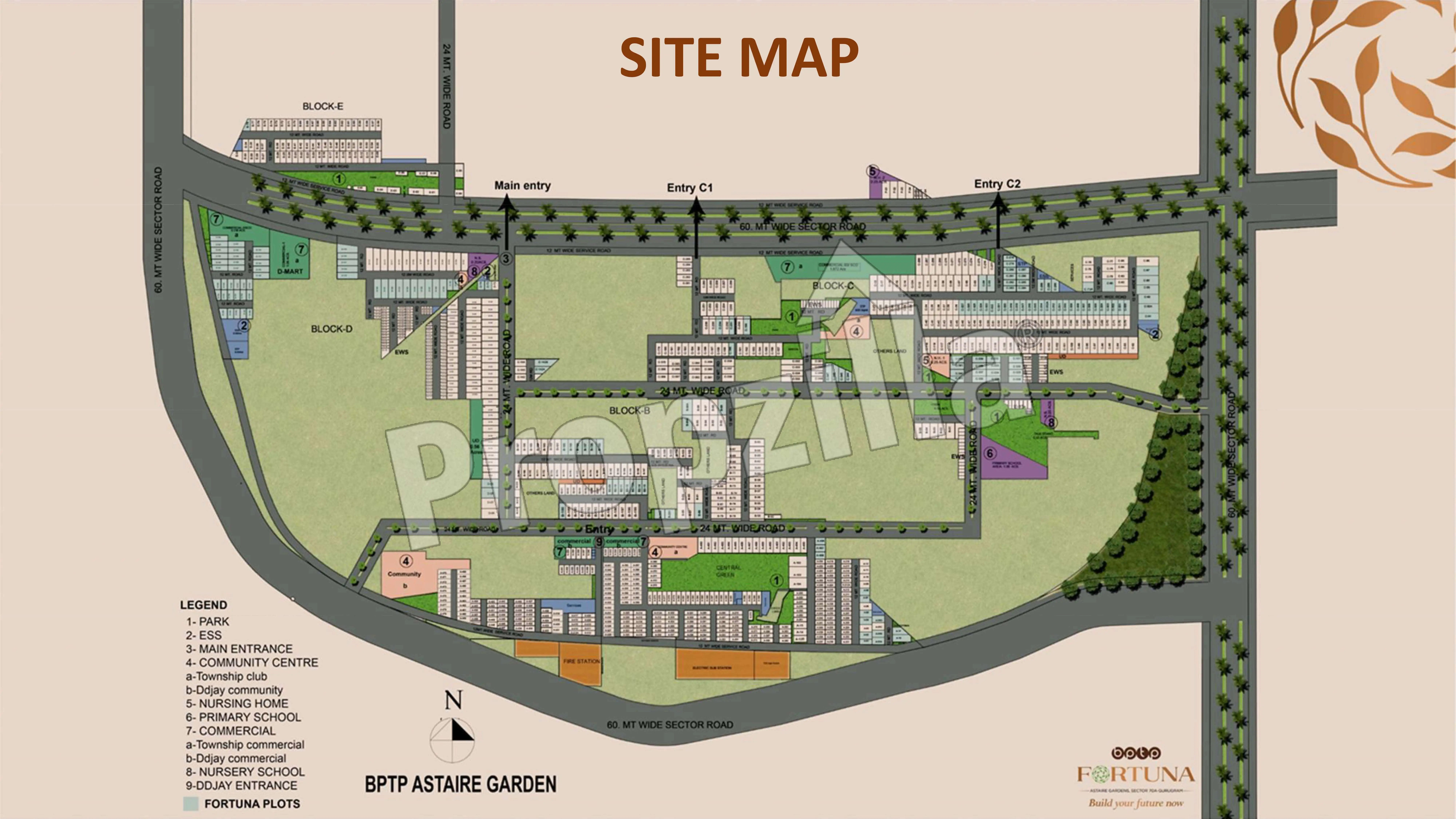 BPTP fortuna gurgaon master plan