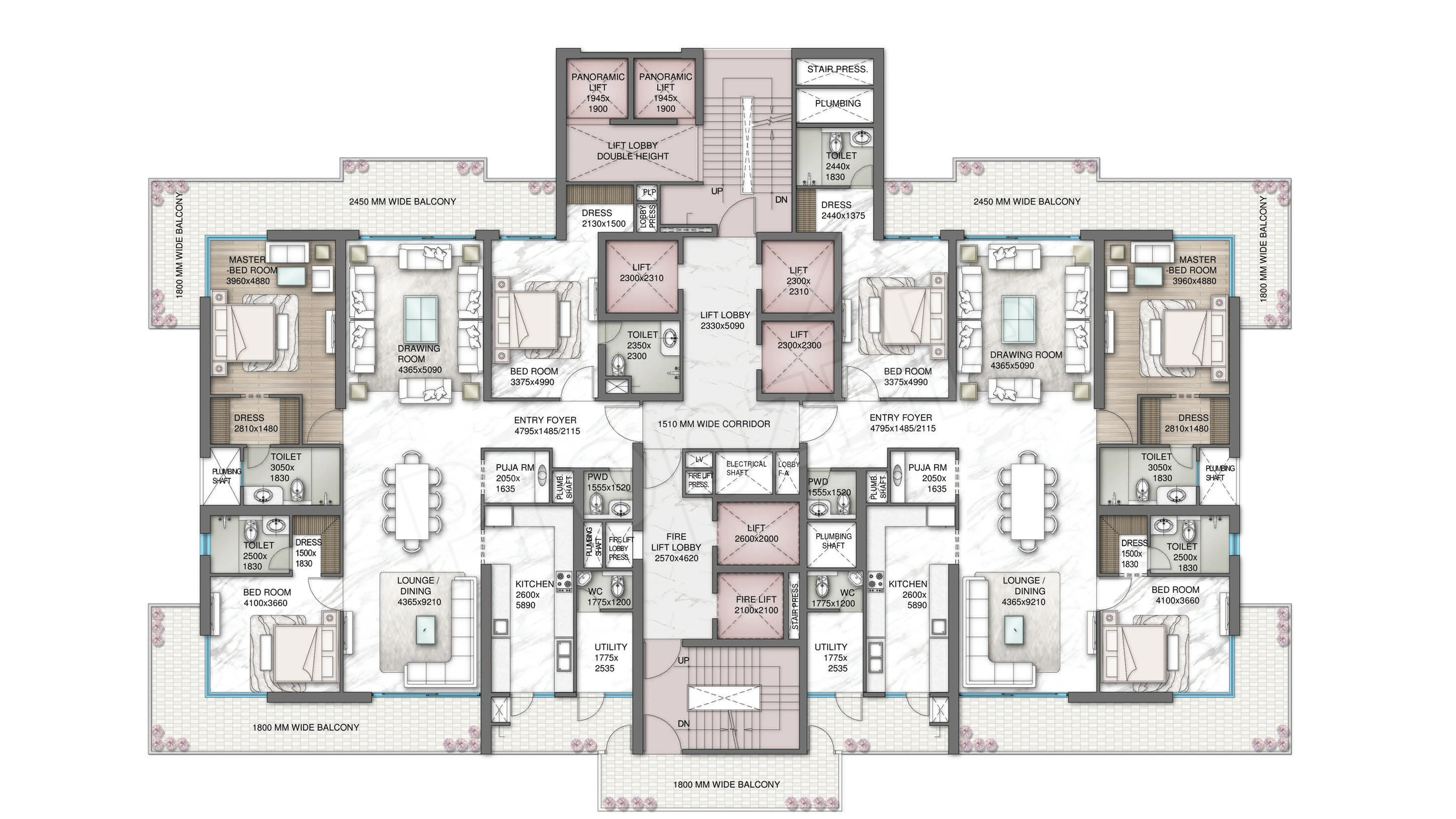 Central Park Delphine Floor Plan