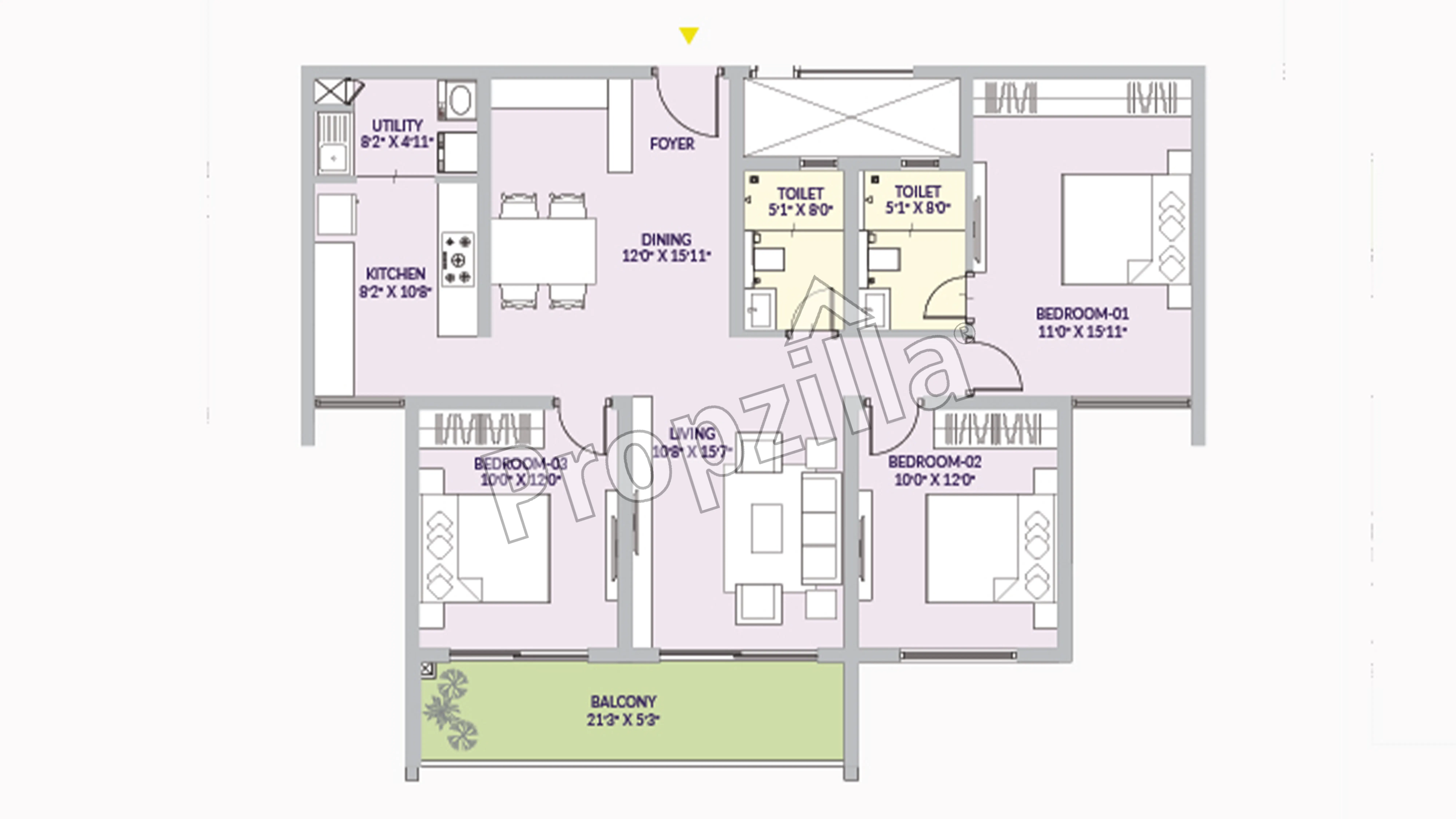 Century Liva Floor Plan