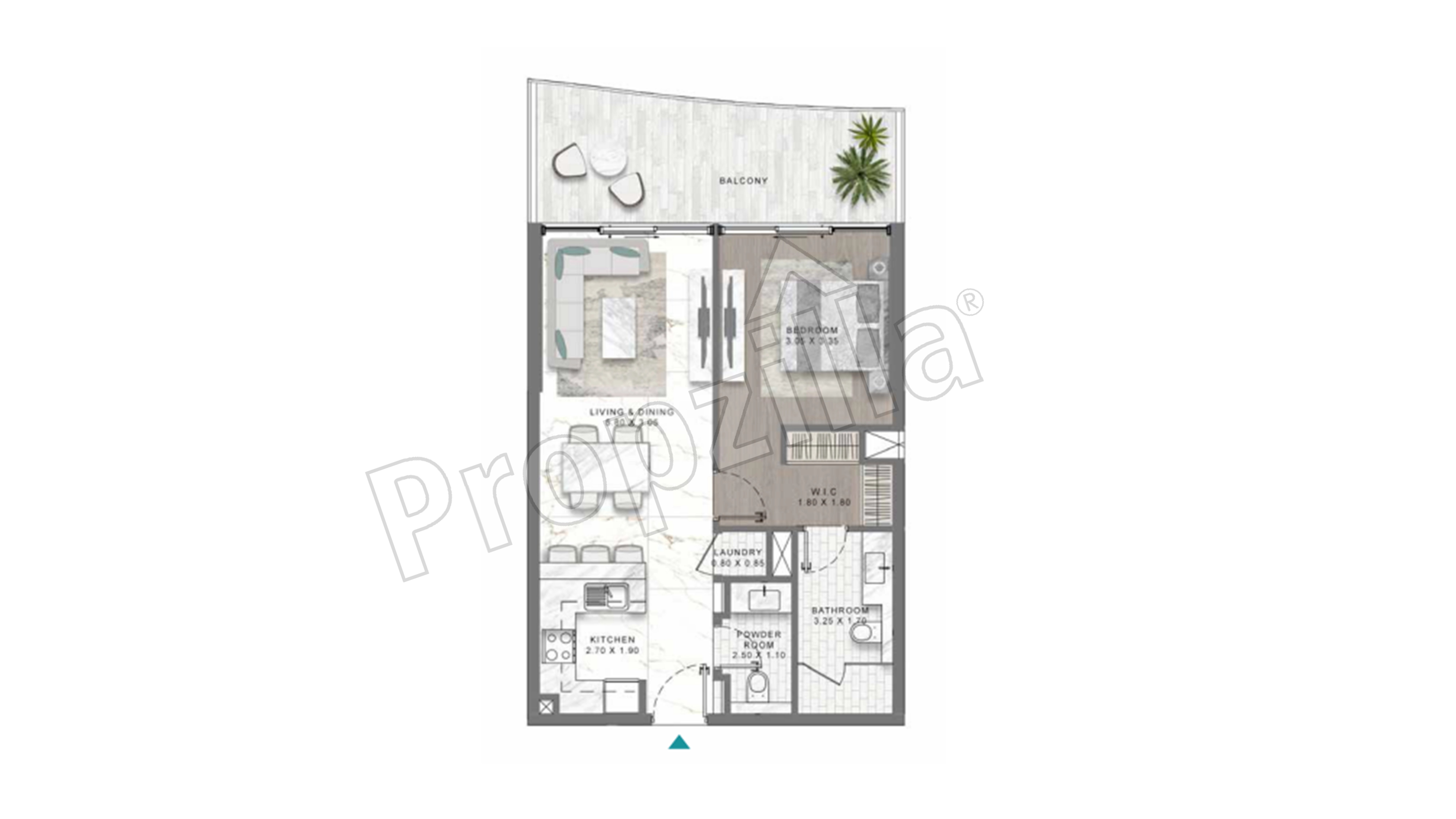 DAMAC Lagoon Views Floor Plan