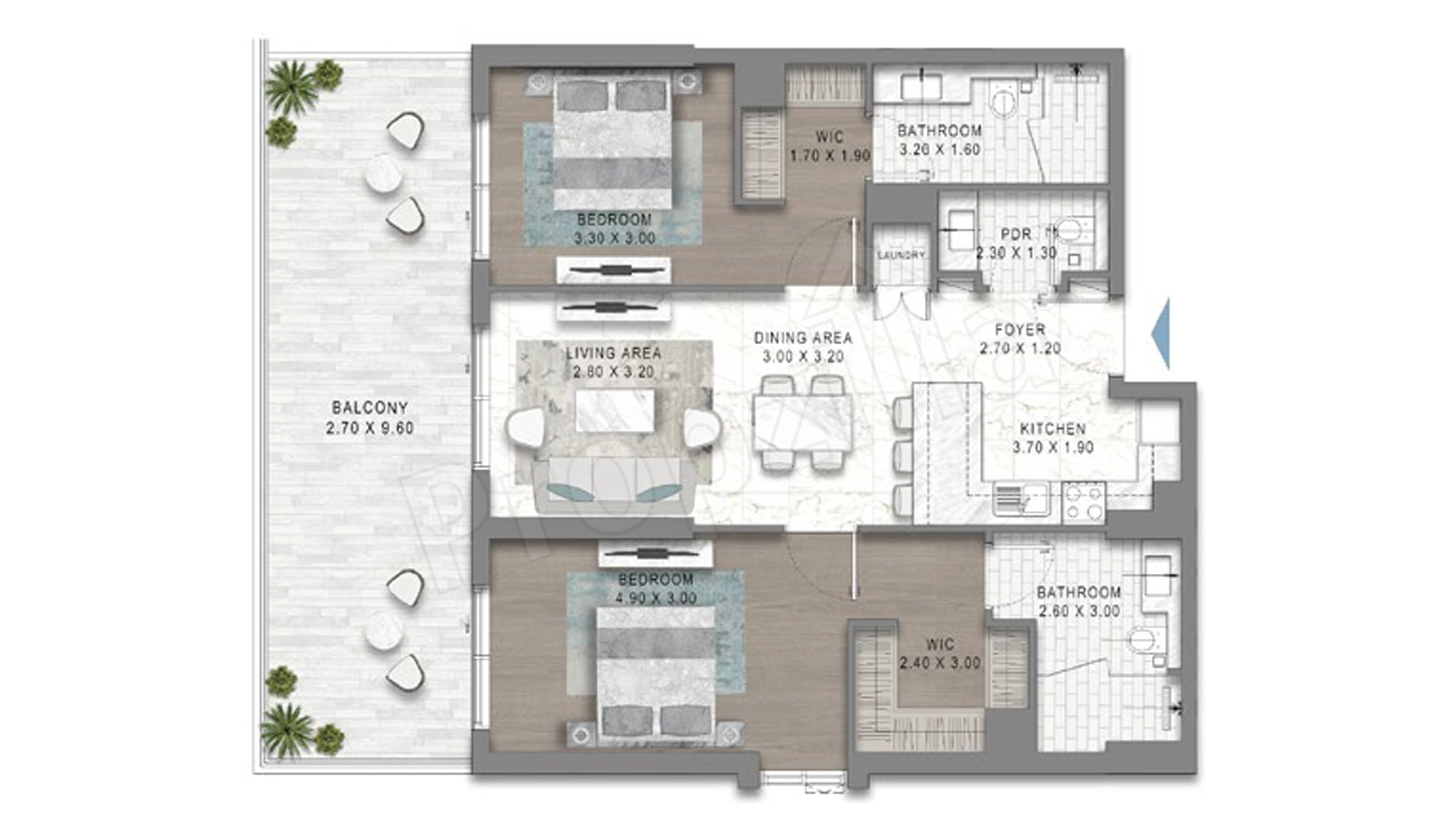 Damac Valencia Floor Plan