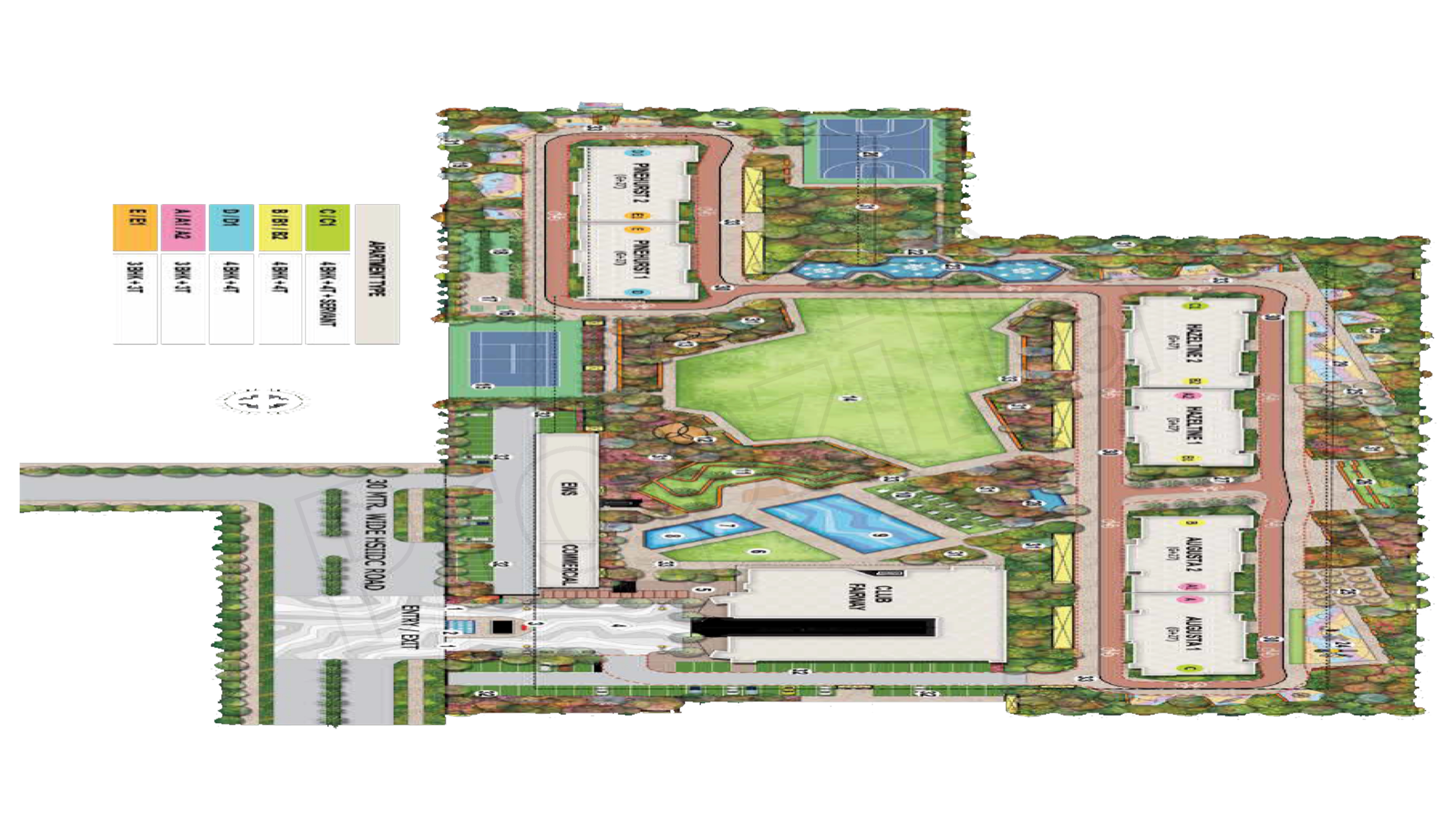 Eldeco Fairway Reserve Master Plan