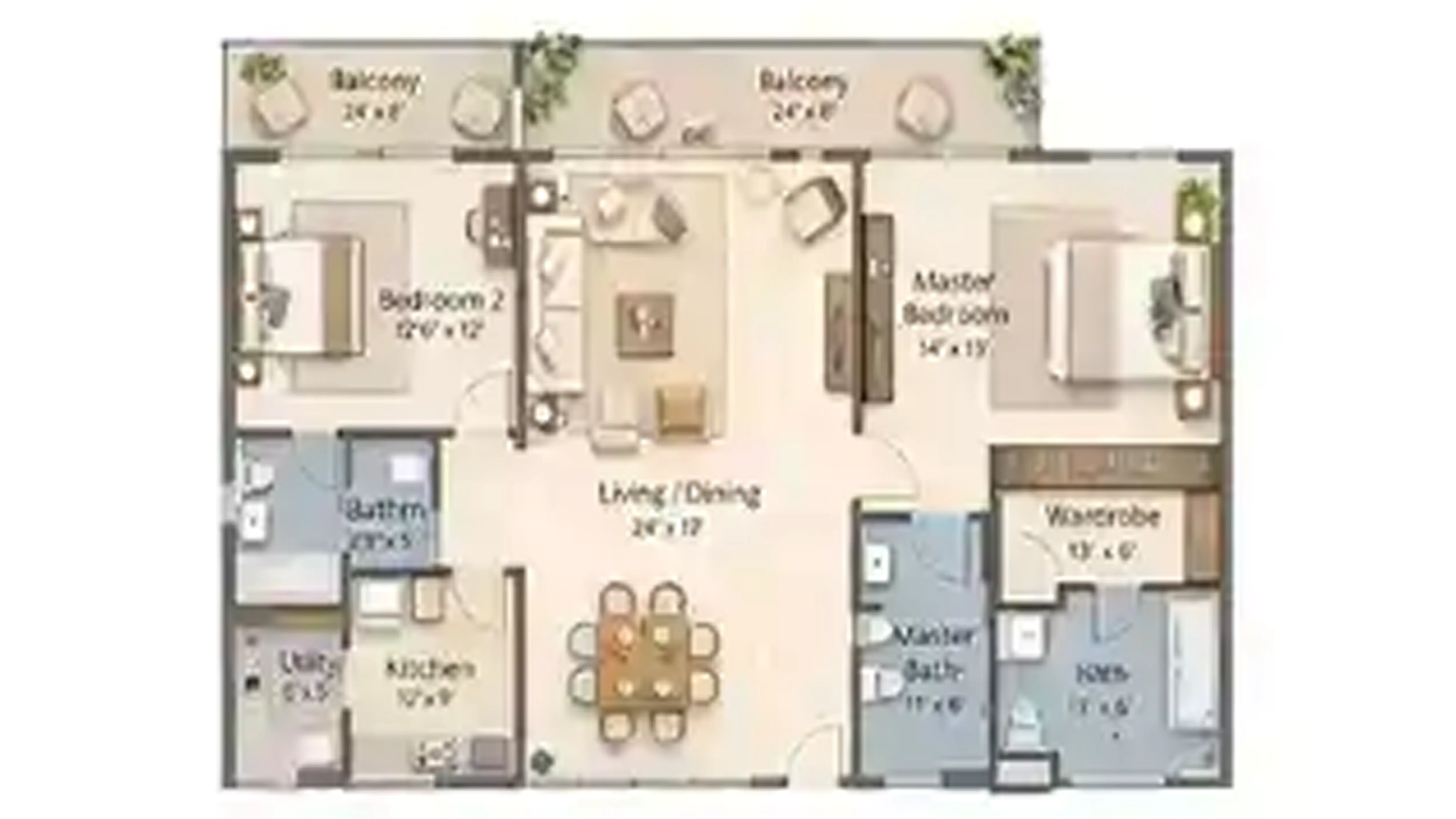 Embassy Serenity Floor Plan