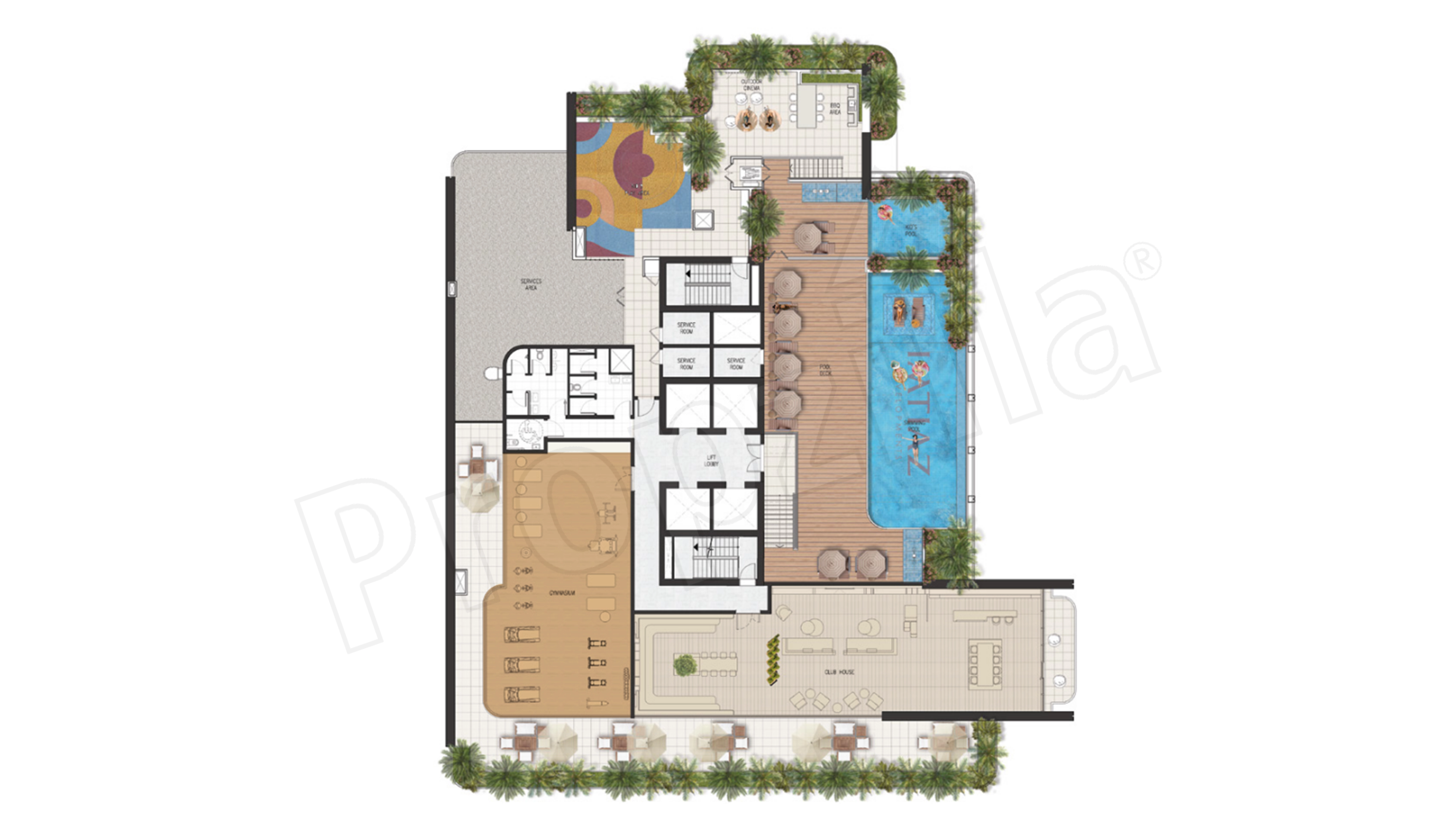 Imtiaz Le Blanc Apartments floor plan
