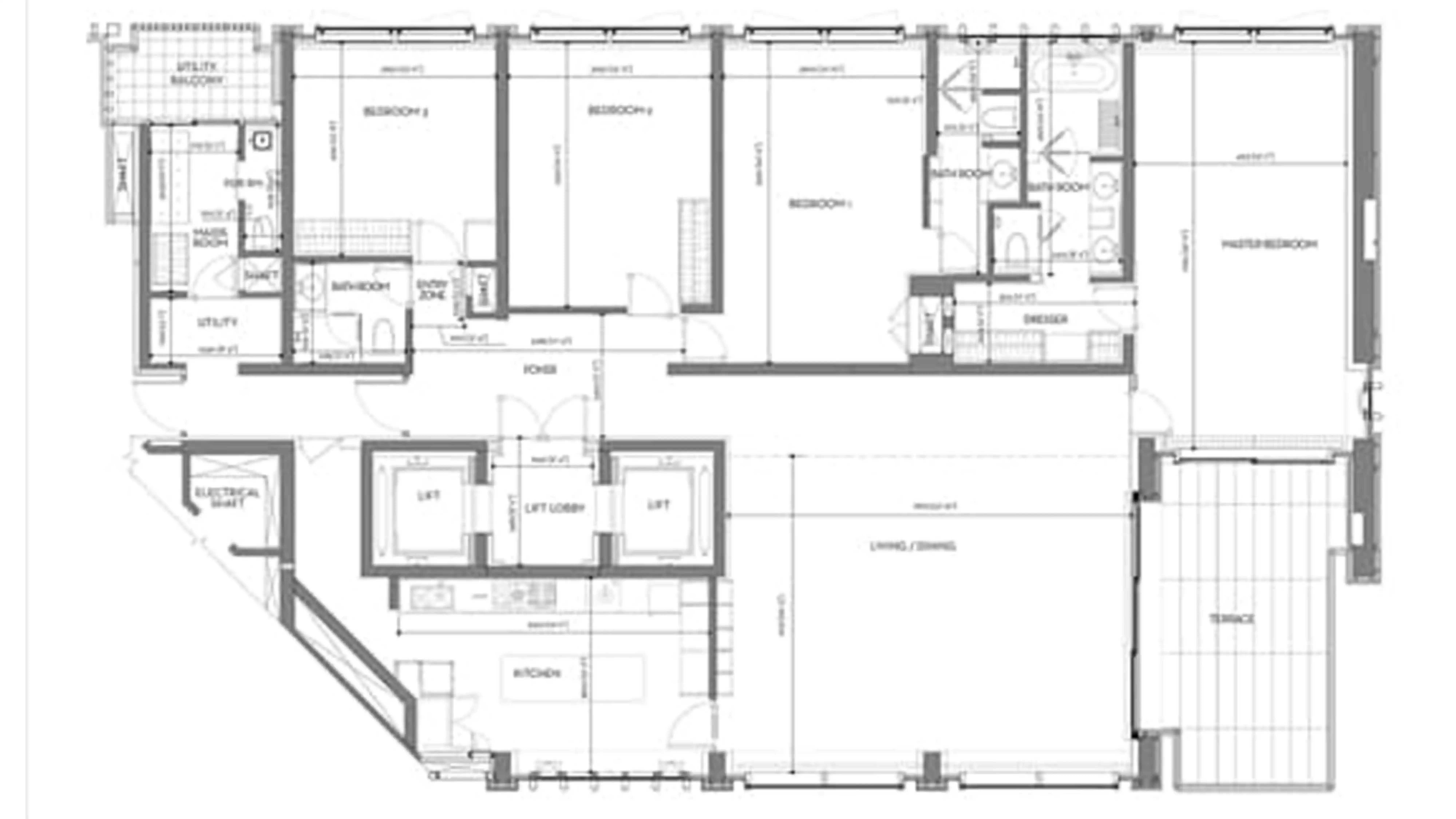 IREO Grand Hyatt Residences Floor Plan