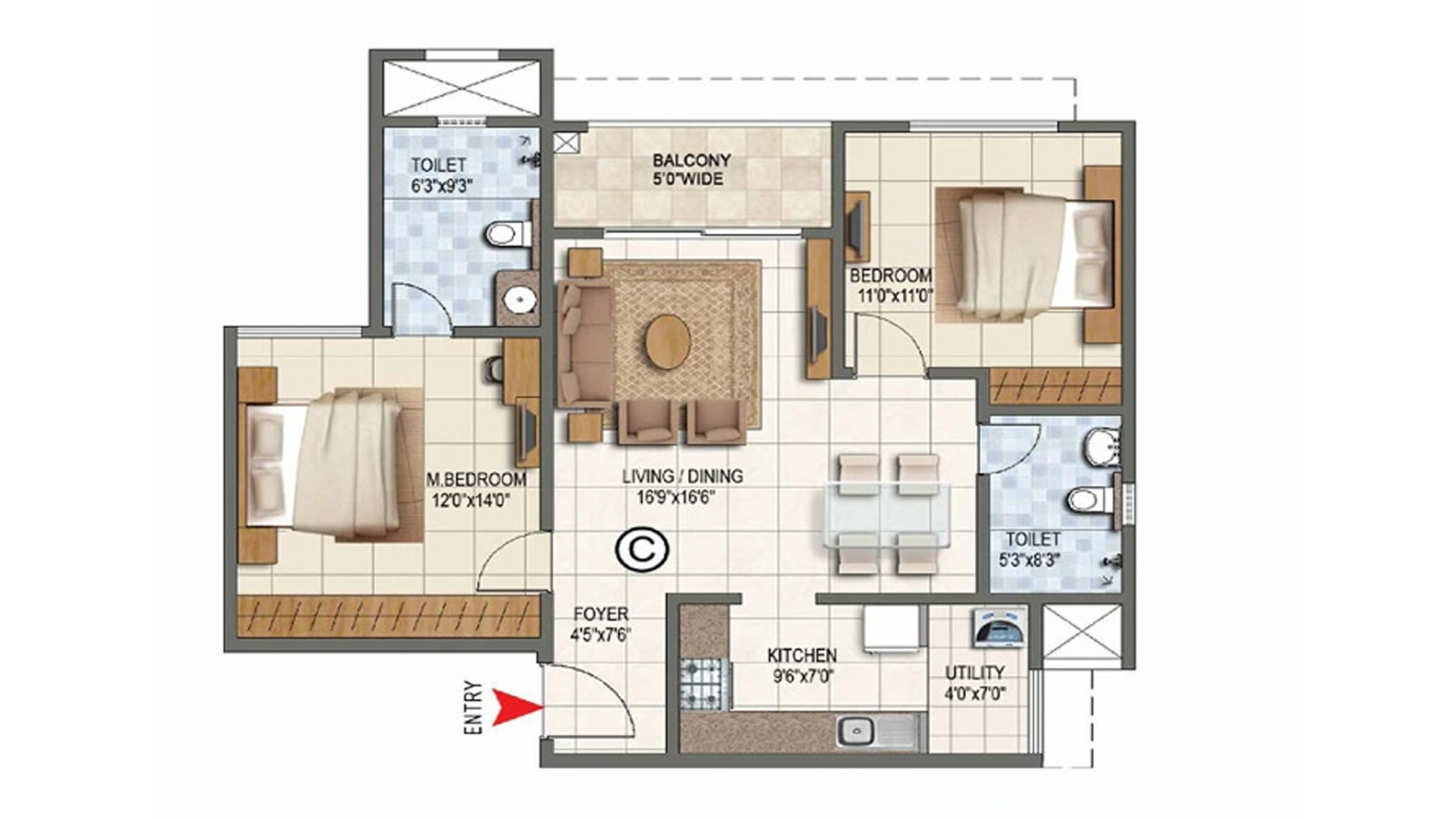 Provident Welworth City Floor Plan