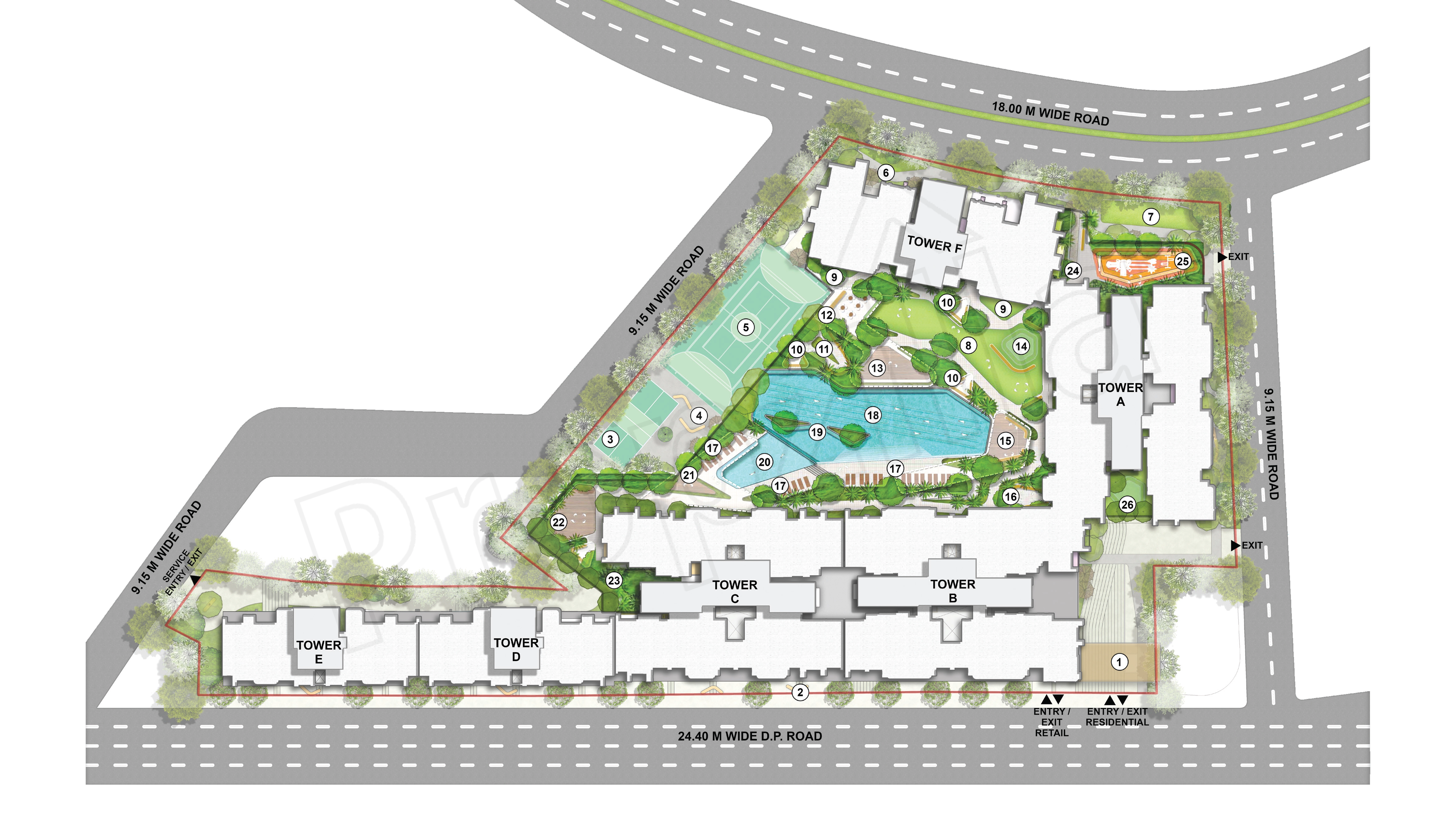 Raymond Invictus By GS Floor Plan