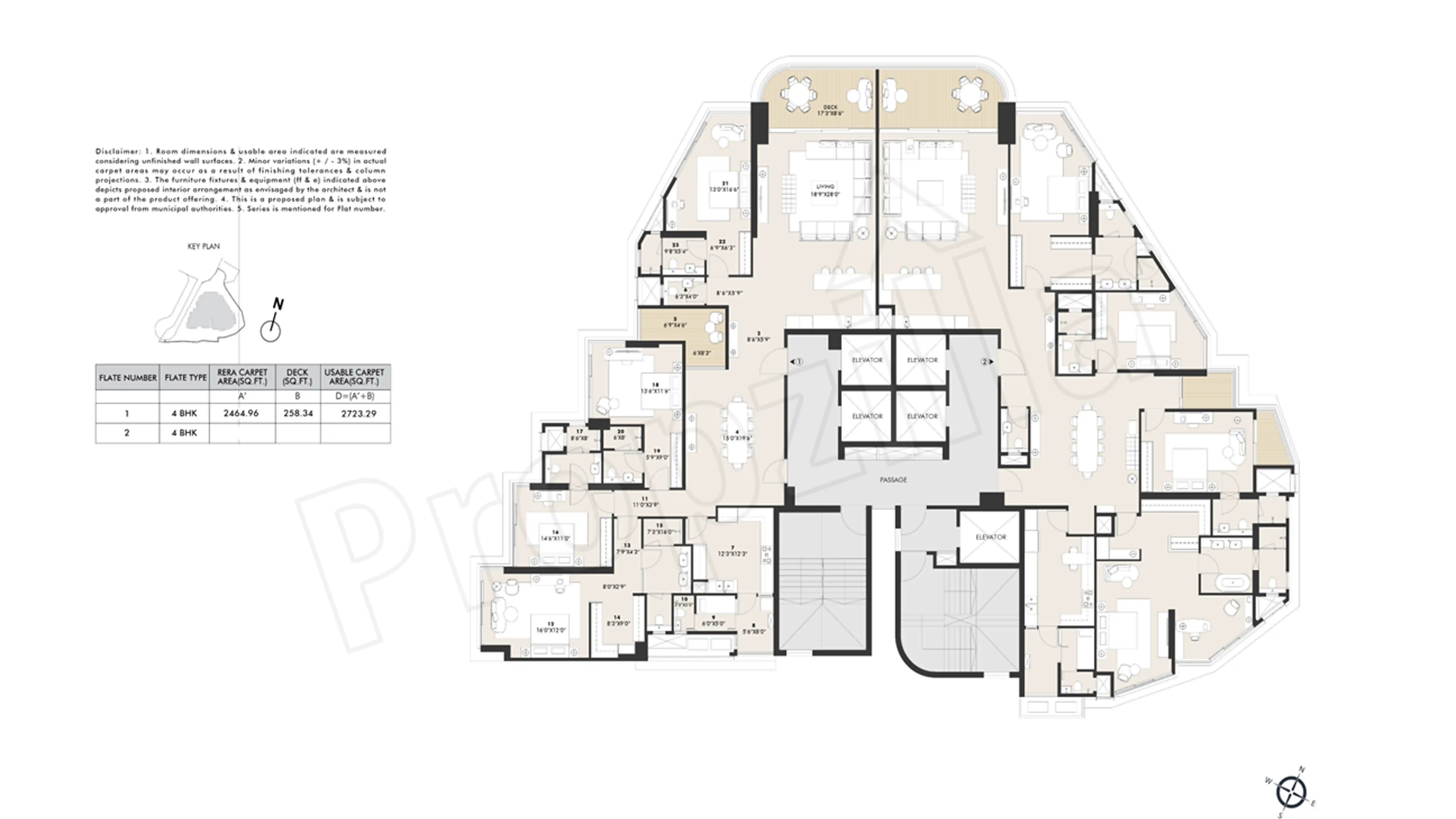 Rustomjee Cliff Tower Master Plan