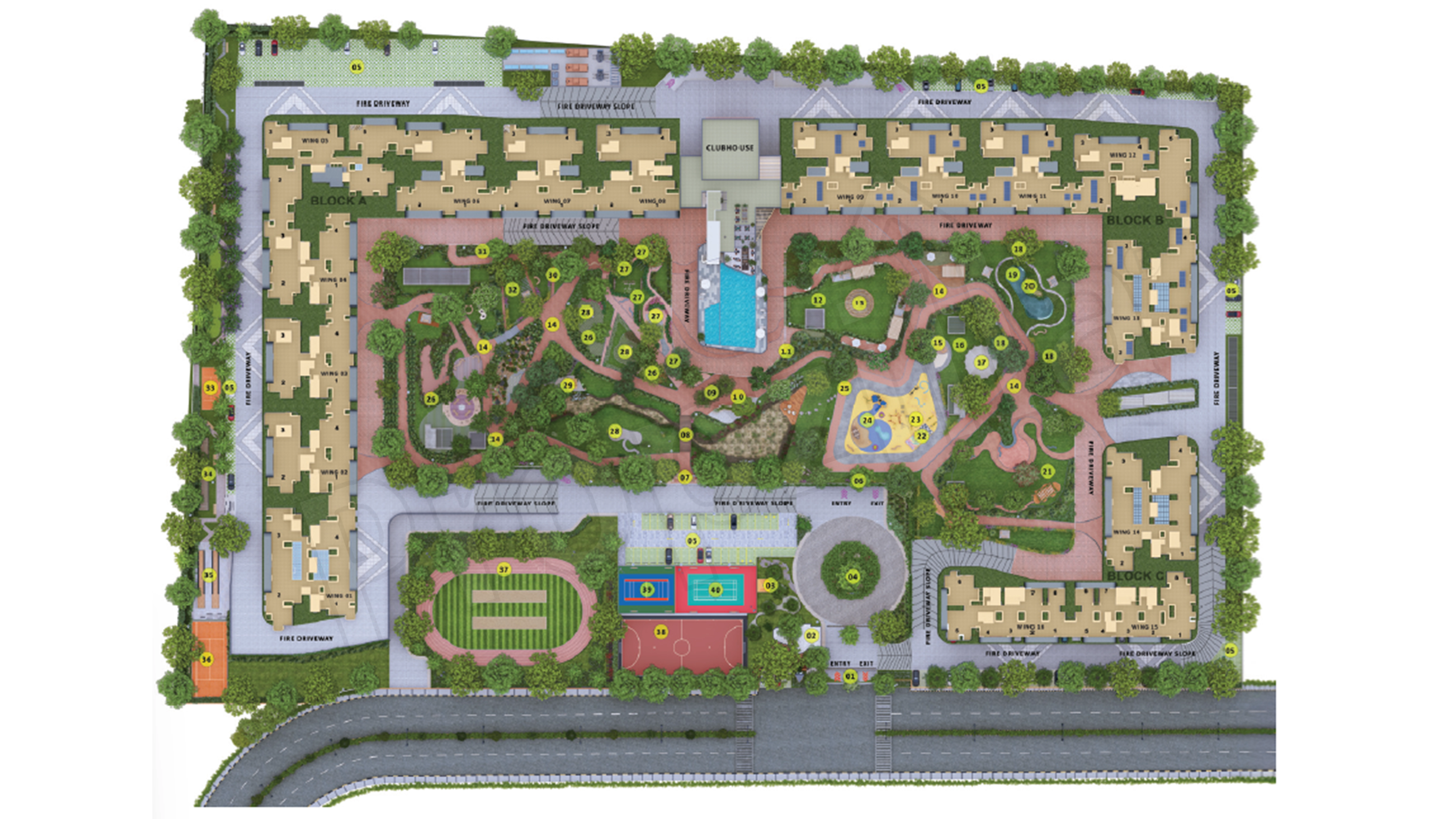 Sattva Hamlet Construction Status