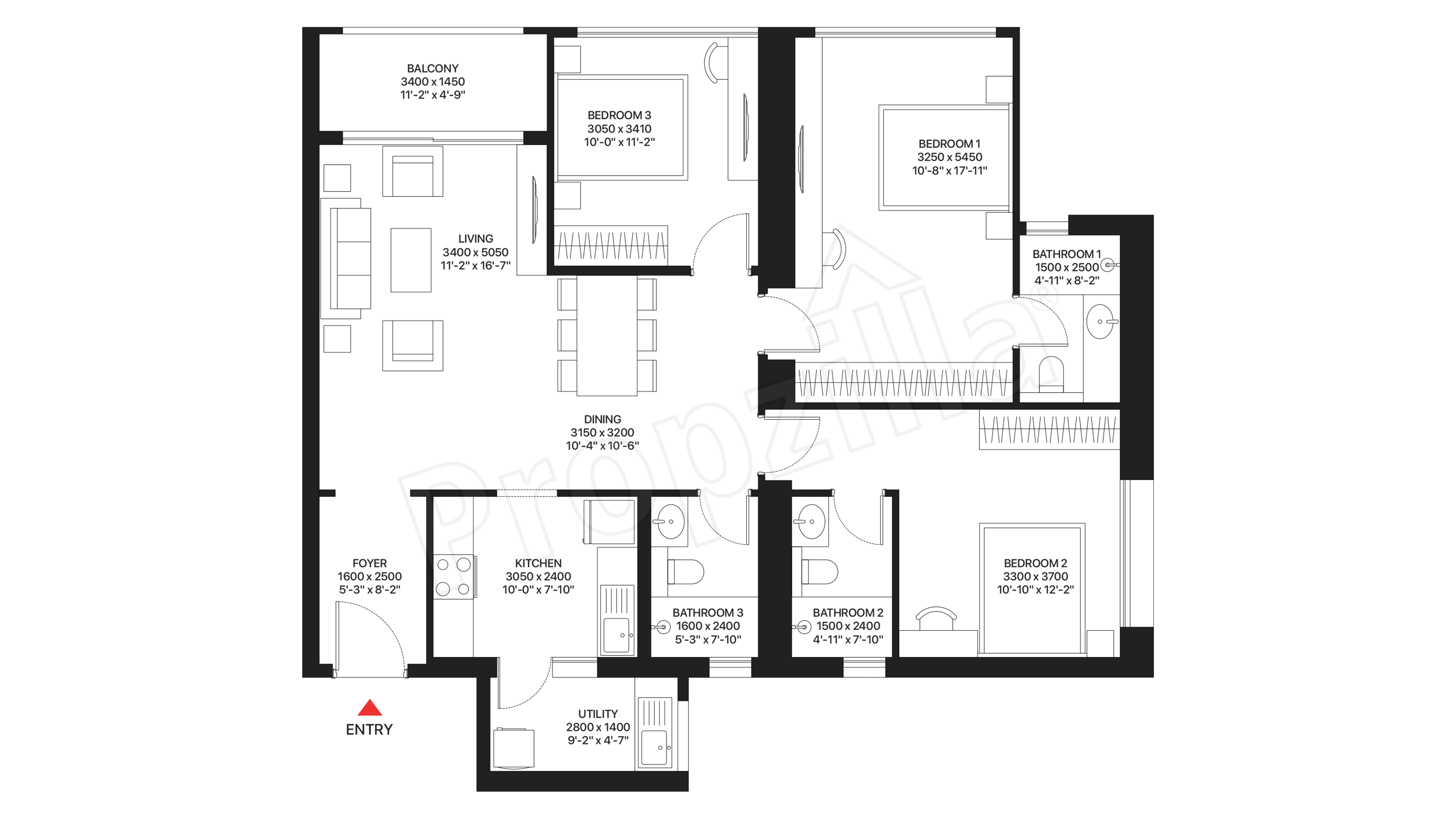 Sobha Inizio Floor Plan