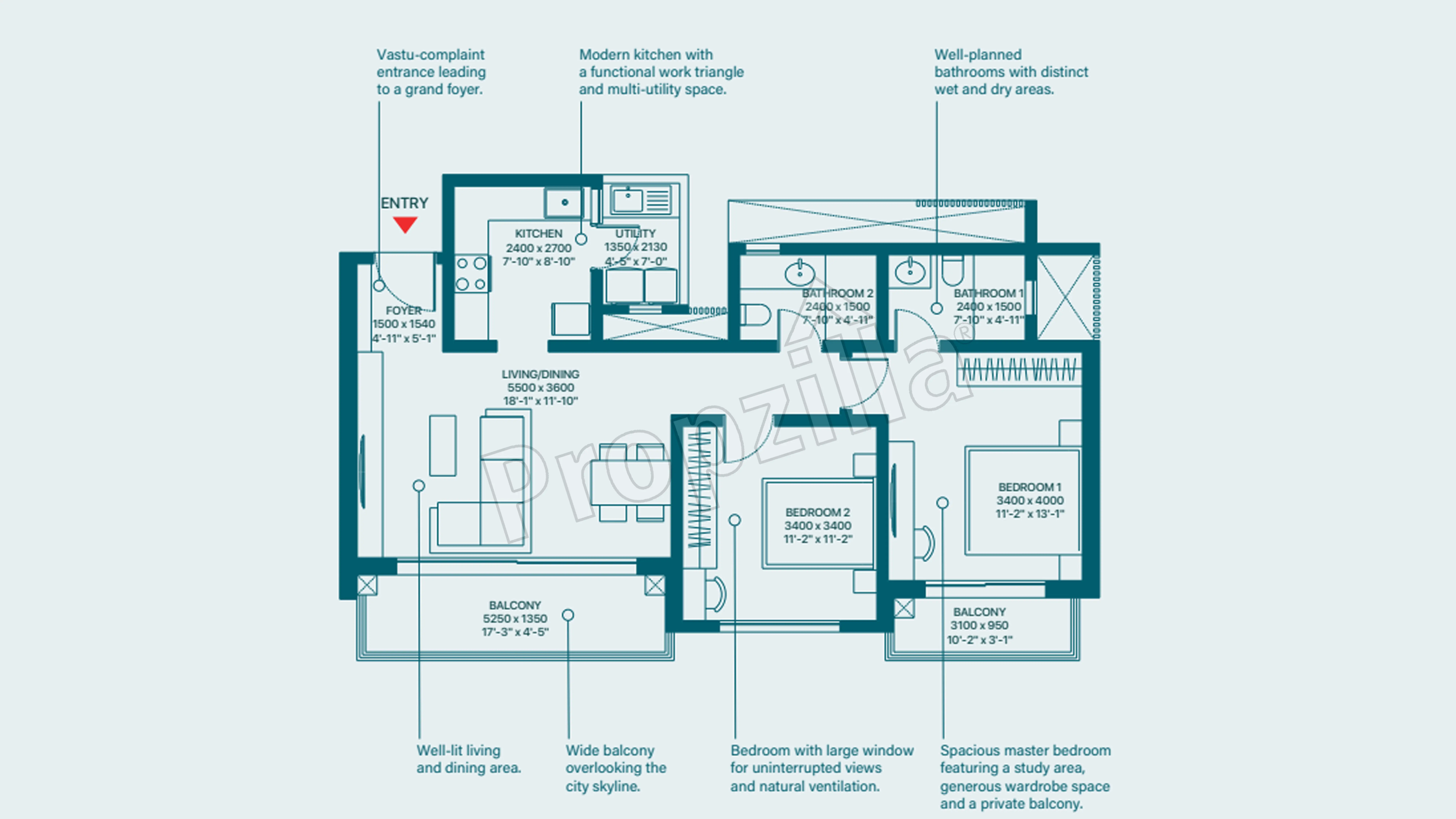 Sobha Rivana Floor Plan