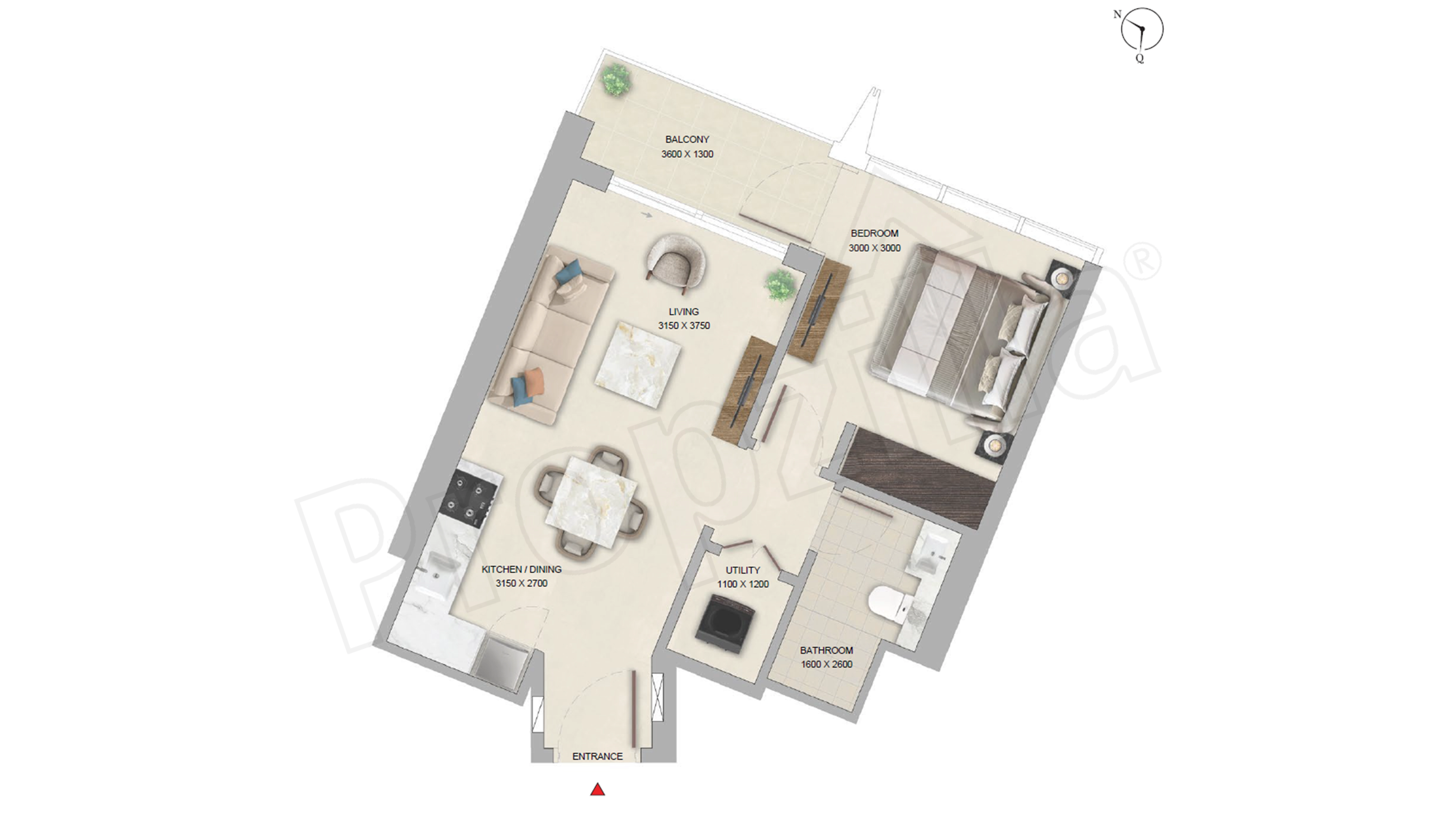 The Pinnacle at Sobha Central Total Floor