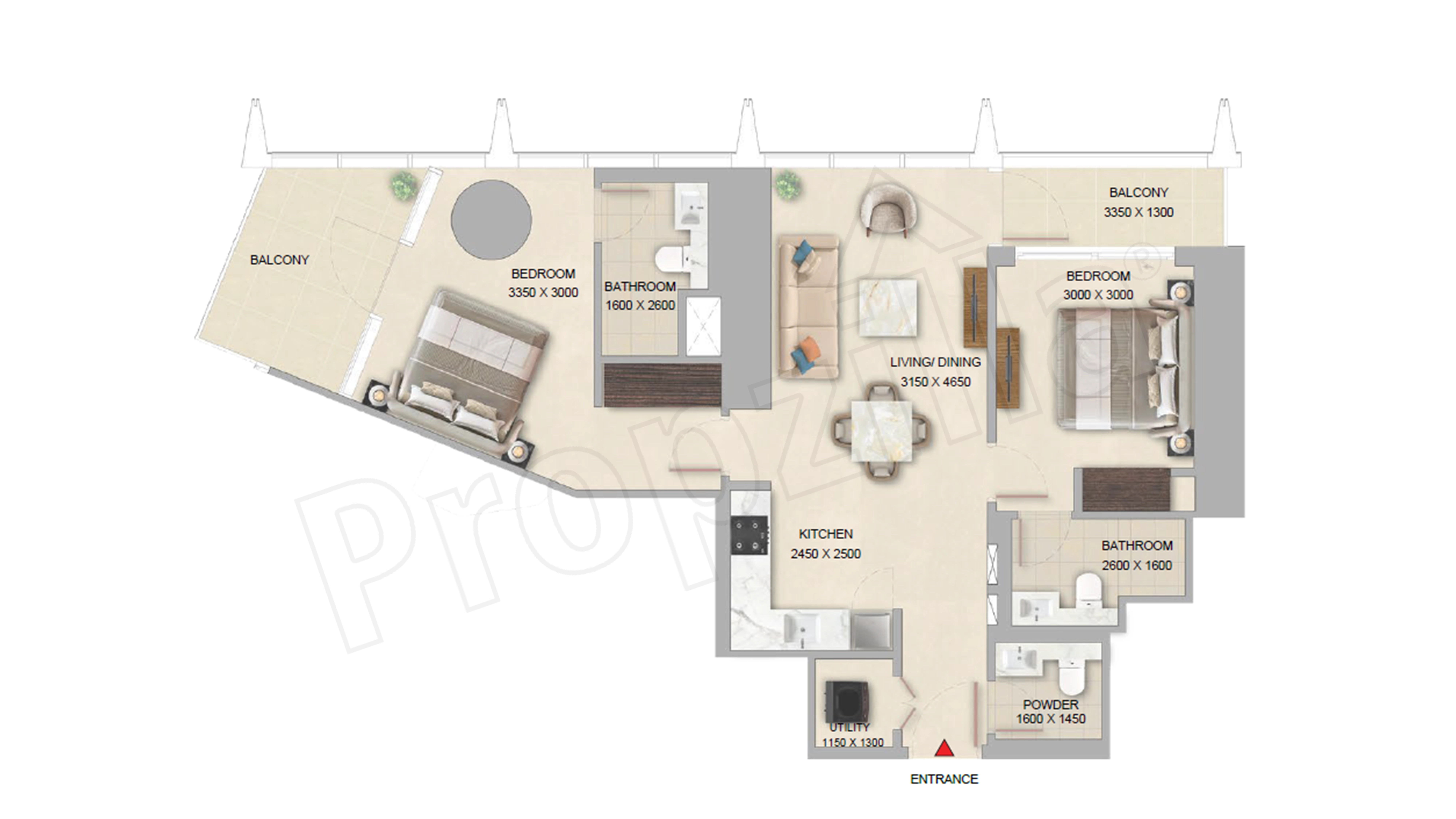 The Pinnacle at Sobha Central Site Layout