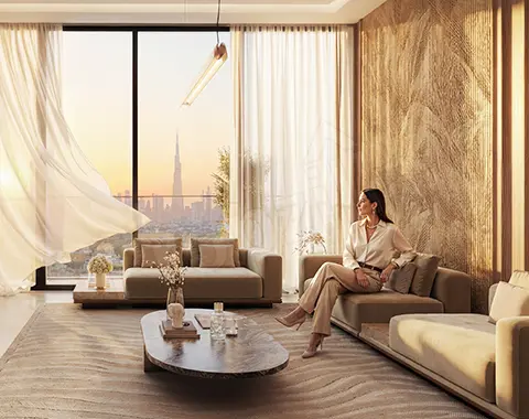 Binghatti Luxuria Burj Khalifa View