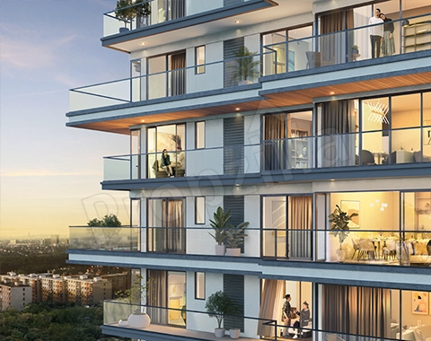 Emaar Serenity Hills Side Elevation
