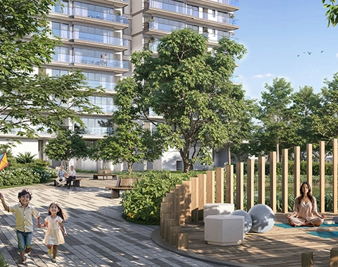 Emaar Serenity Hills Yoga Deck and jogging Track