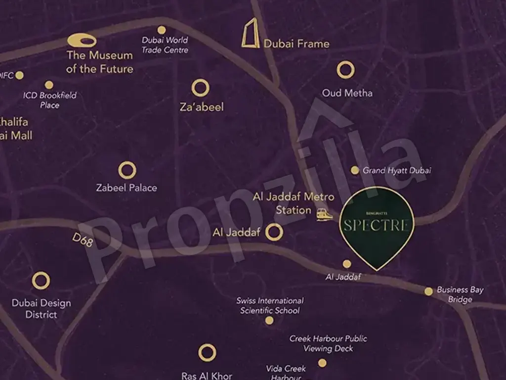Binghatti Spectre Directions