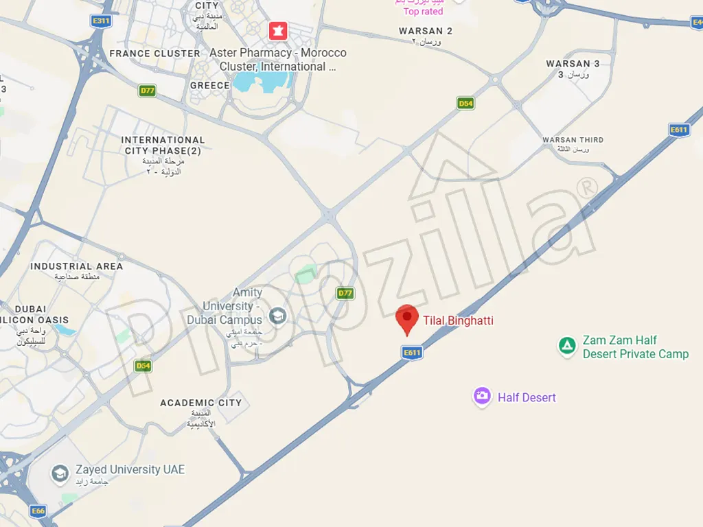 Binghatti Tilal Directions