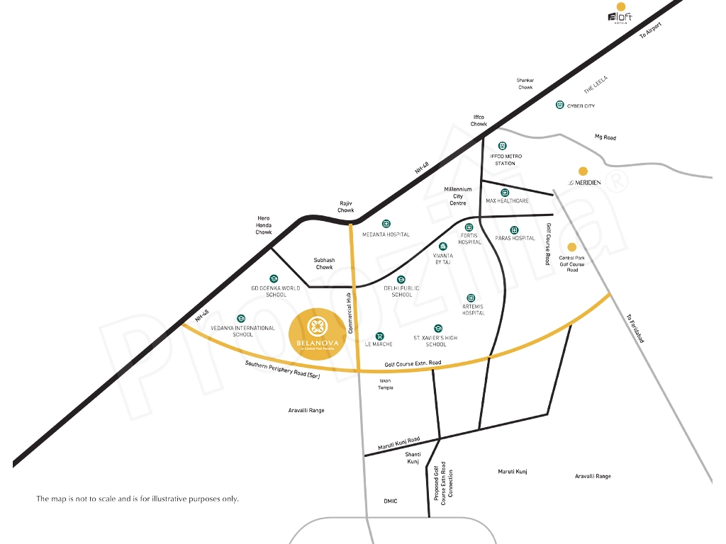 Central Park Belanova Directions