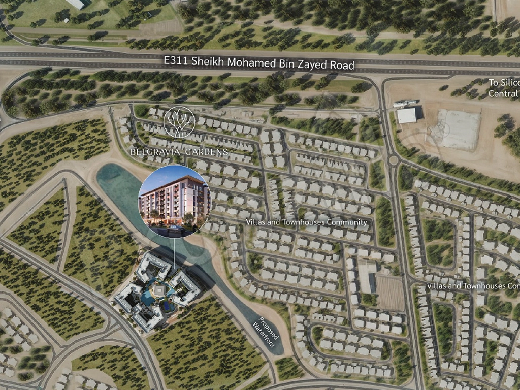 Ellington Belgravia Gardens Map