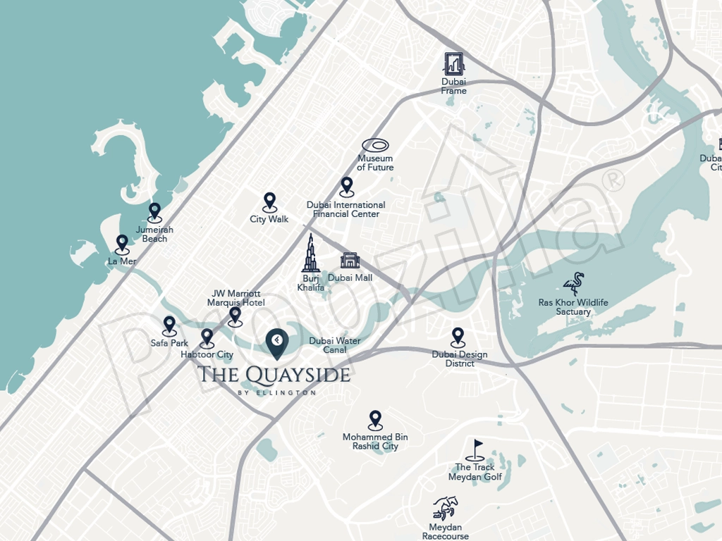 Ellington Quayside Direction