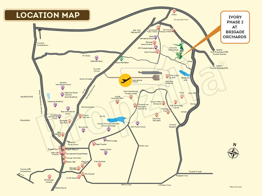 Ivory Phase 2 at Brigade Orchards Pin code