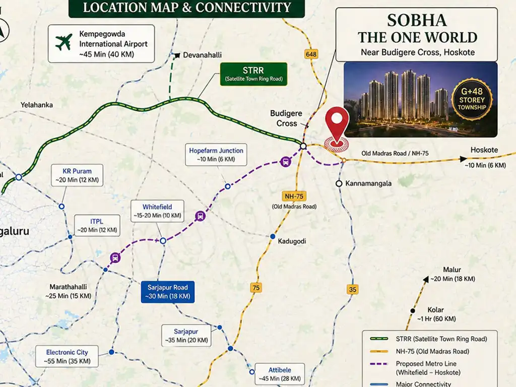 One Residences at Sobha One World Directions
